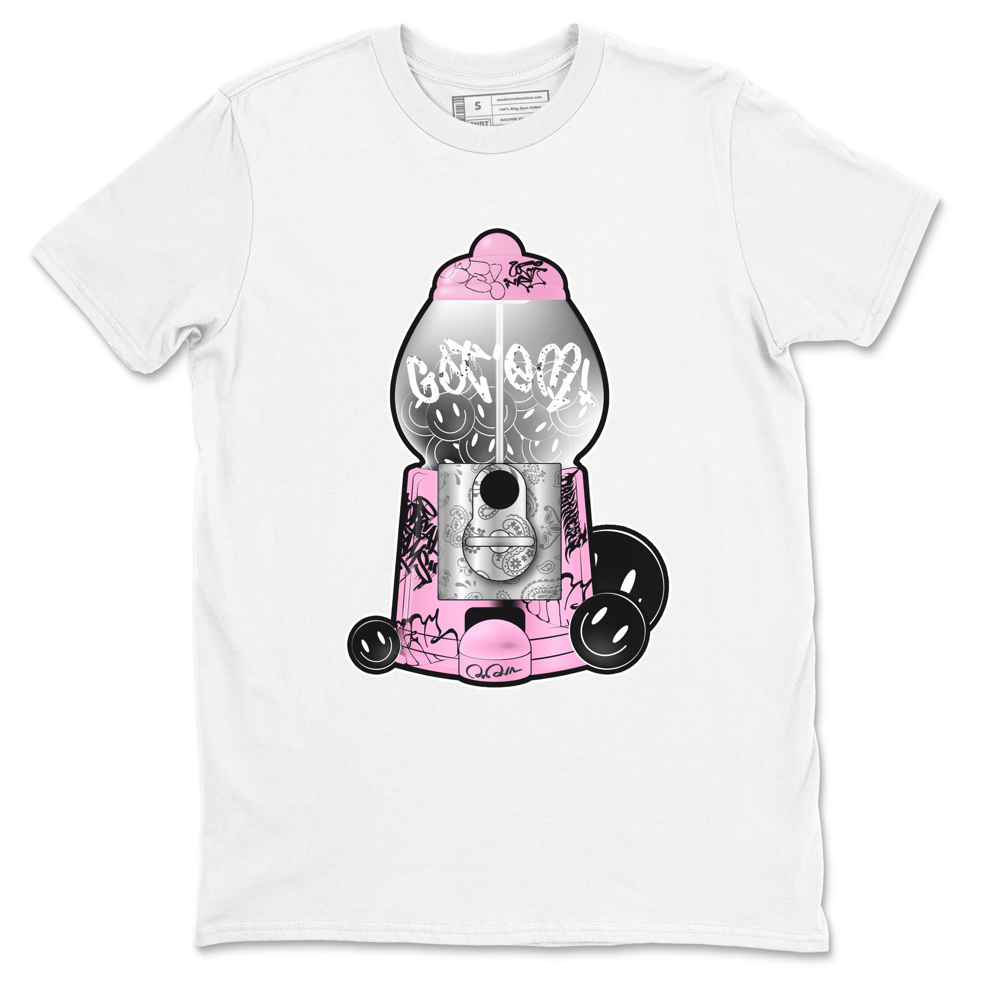 Air Jordan 4  Retro Orchid shirts to match jordans Gumball Machine sneaker match tees 4s WMNS Orchid match shoes to clothes Drip Gear Zone unisex cotton White 2 shirts