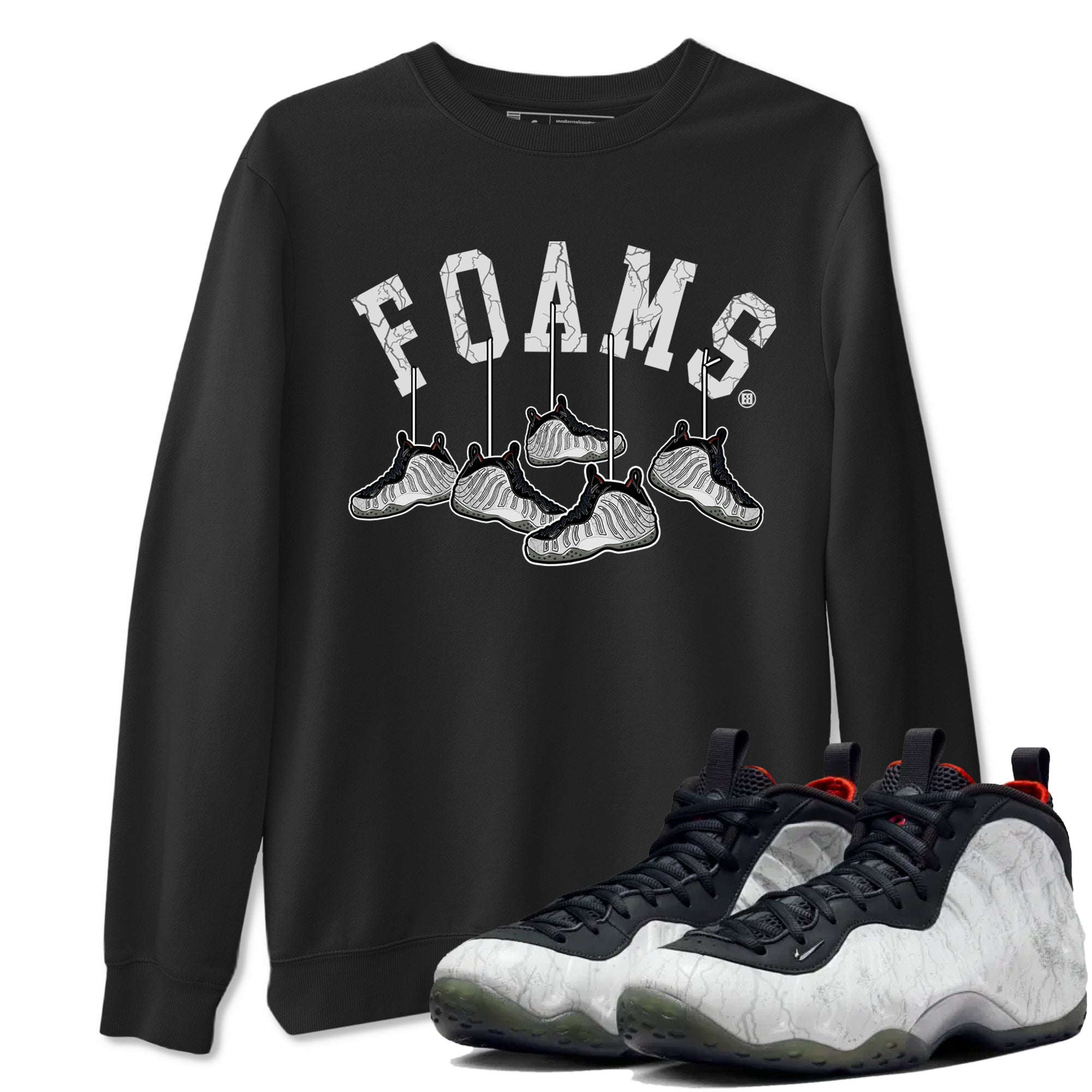 Foams One Jin shirts to match jordans Hanging Sneakers sneaker match tees Air Foamposite One Jin match shoes to clothes Drip Gear Zone unisex cotton Black 1 shirts