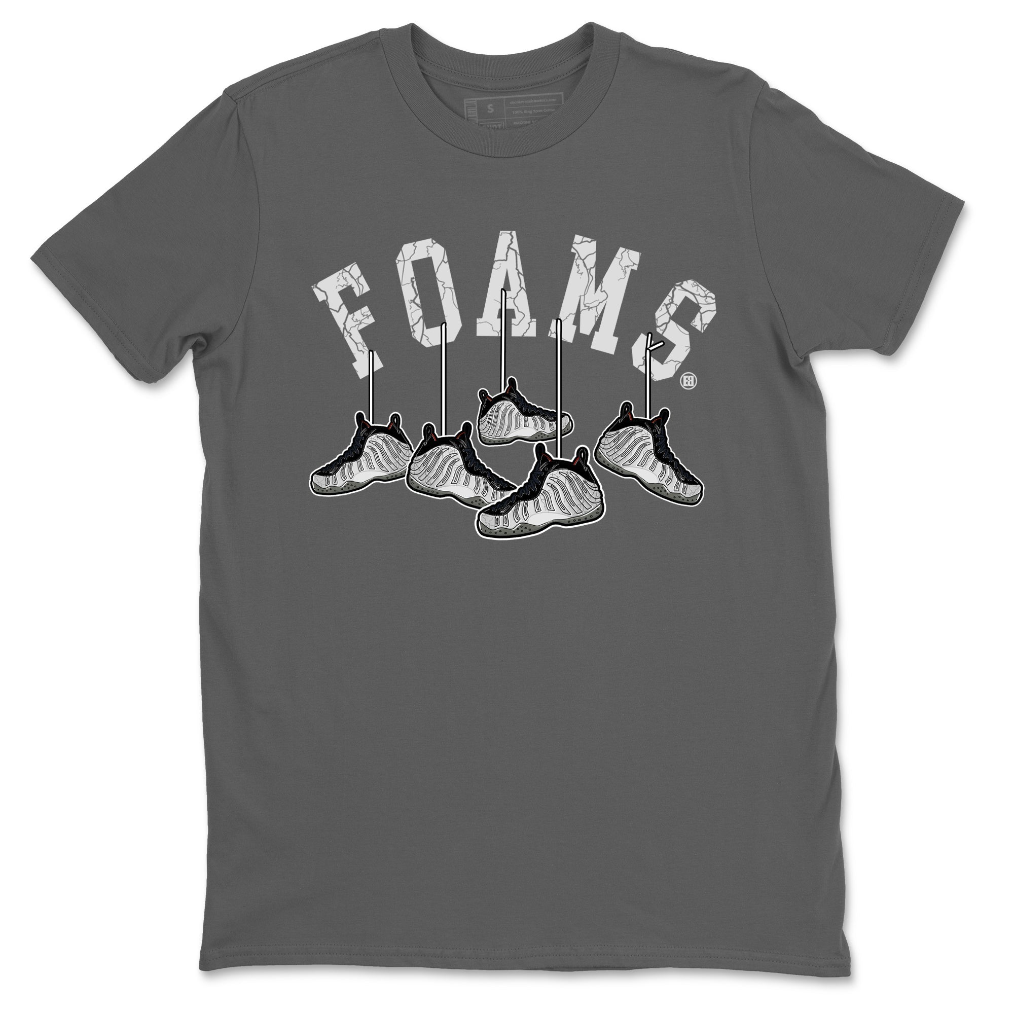 Foams One Jin shirts to match jordans Hanging Sneakers sneaker match tees Air Foamposite One Jin match shoes to clothes Drip Gear Zone unisex cotton Cool Grey 2 shirts