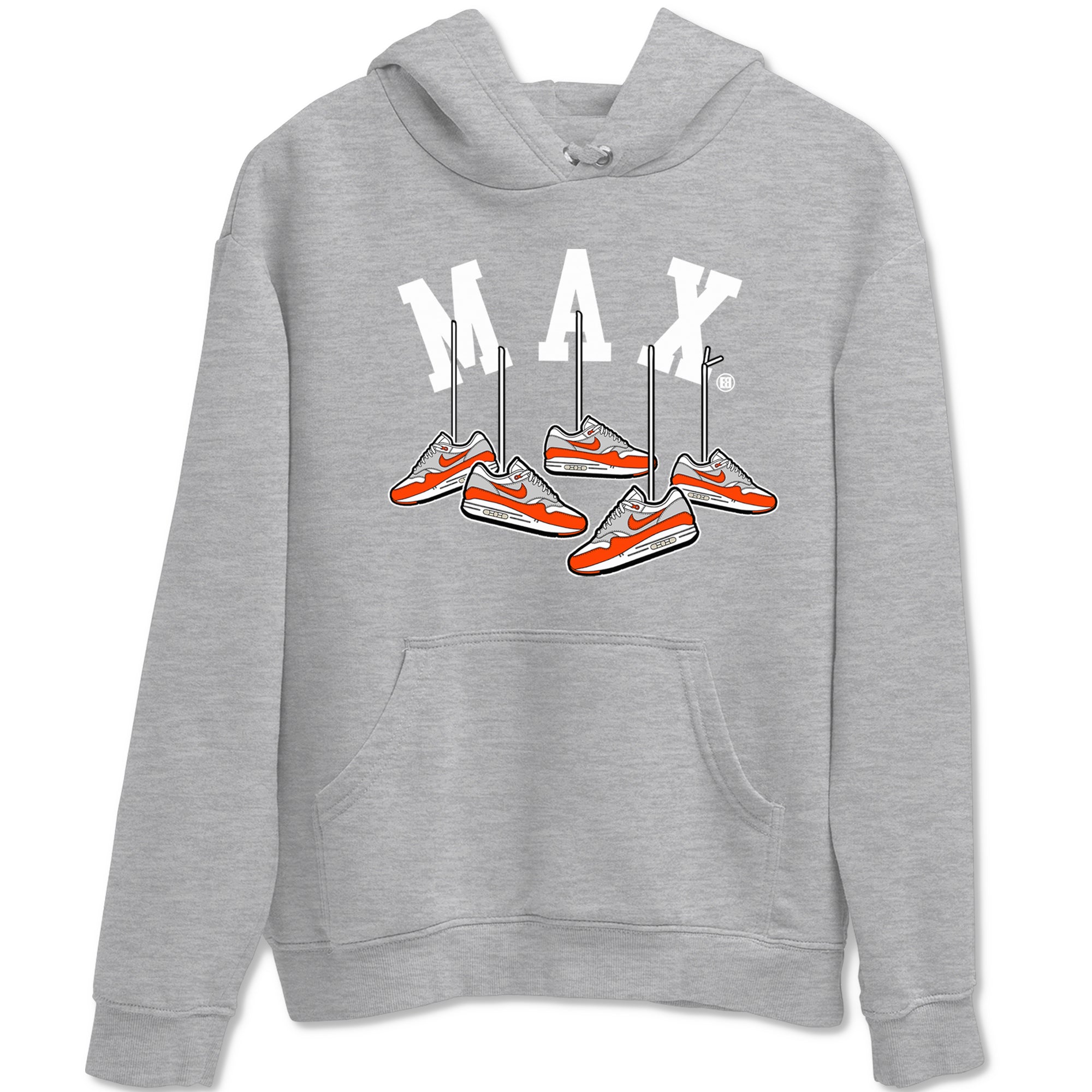 Air Max 1 OG '86 'Summit White and Cosmic Clay shirts to match jordans Hanging Sneakers sneaker match tees Air Max 1 Cosmic Clay match shoes to clothes Drip Gear Zone unisex cotton Heather Grey 2 shirts