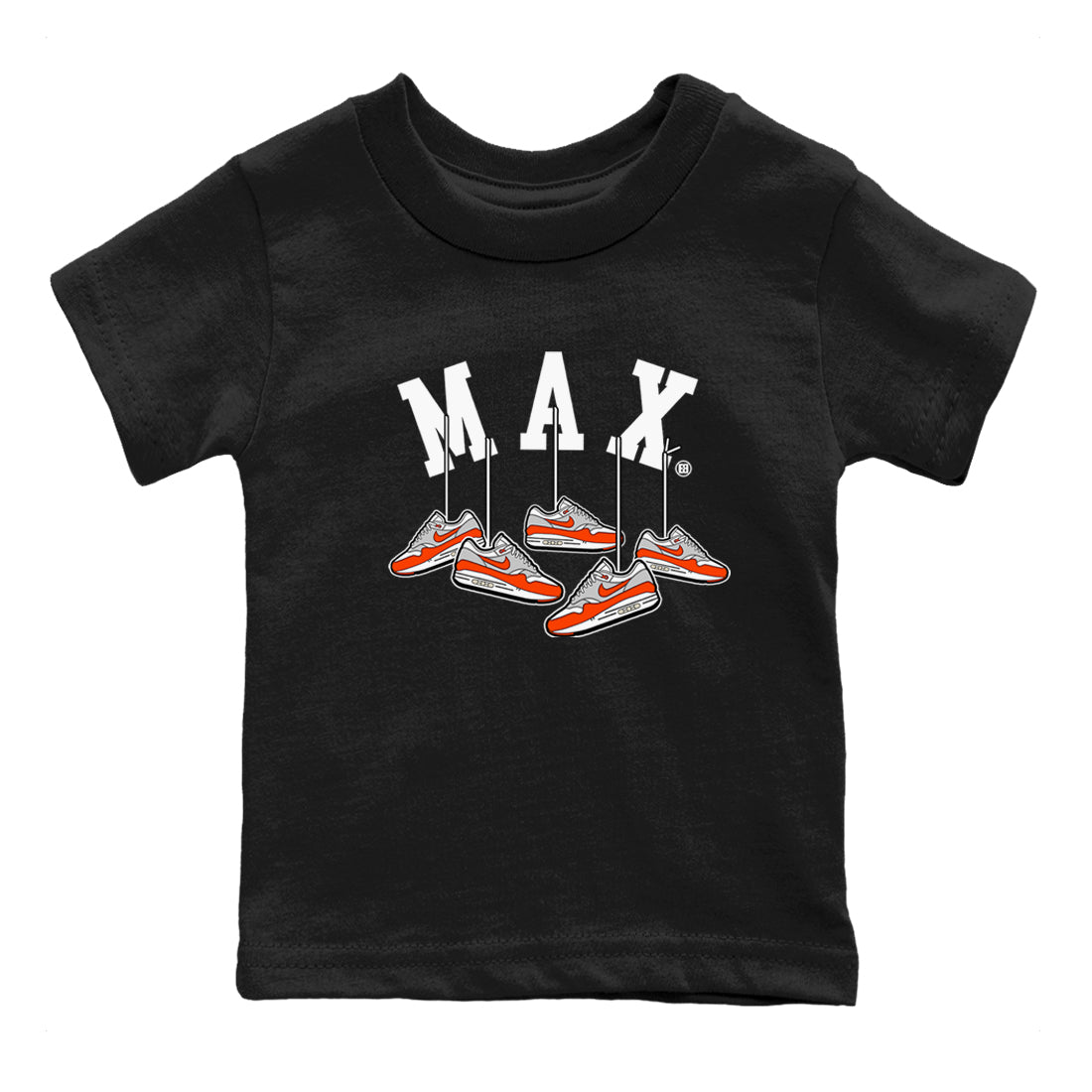 Air Max 1 OG '86 'Summit White and Cosmic Clay shirts to match jordans Hanging Sneakers sneaker match tees Air Max 1 Cosmic Clay match shoes to clothes Drip Gear Zone Youth Baby Black 2 tee