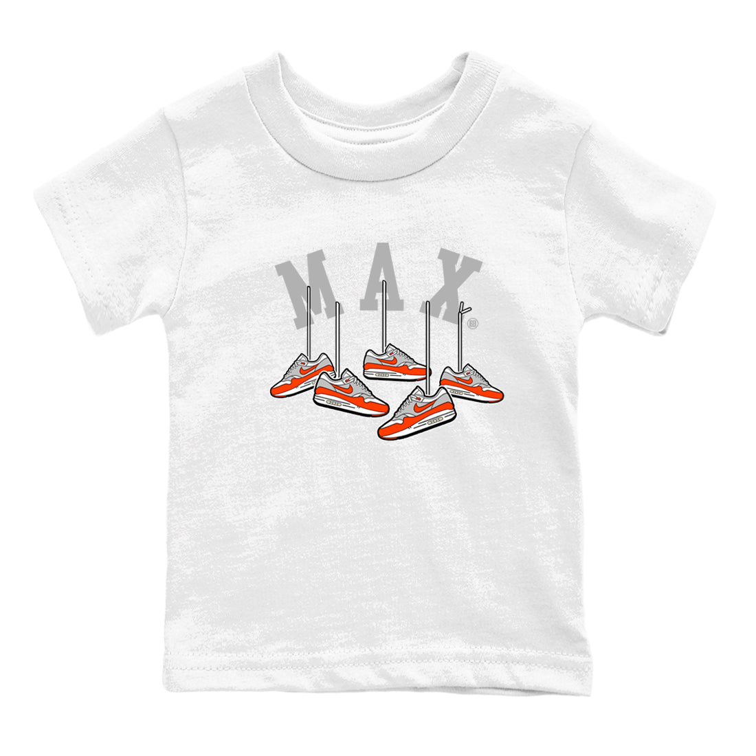 Air Max 1 OG '86 'Summit White and Cosmic Clay shirts to match jordans Hanging Sneakers sneaker match tees Air Max 1 Cosmic Clay match shoes to clothes Drip Gear Zone Youth Baby White 2 tee