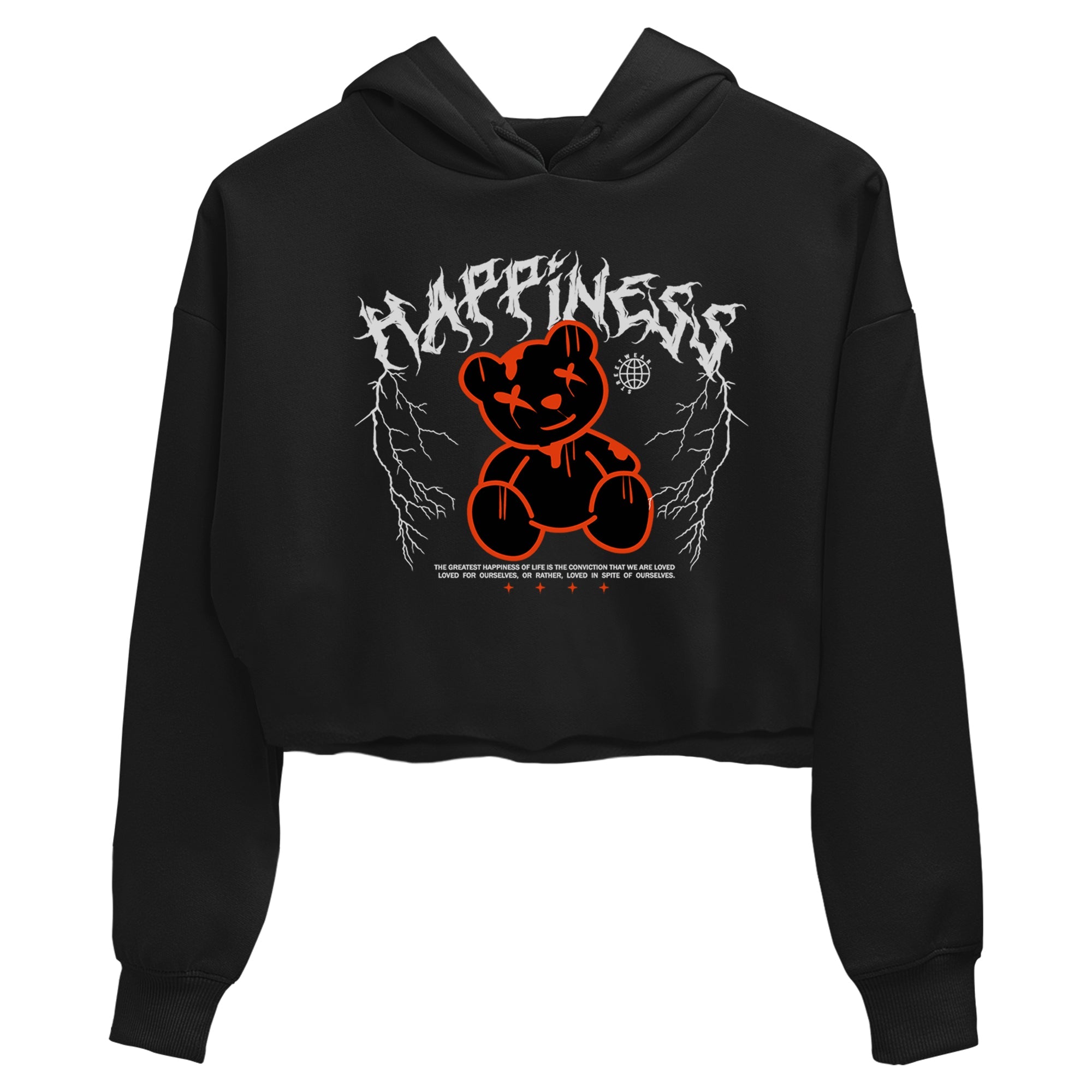 Foams One Jin shirts to match jordans Happiness Bear sneaker match tees Air Foamposite One Jin match shoes to clothes Drip Gear Zone unisex cotton Black 2 crop tee