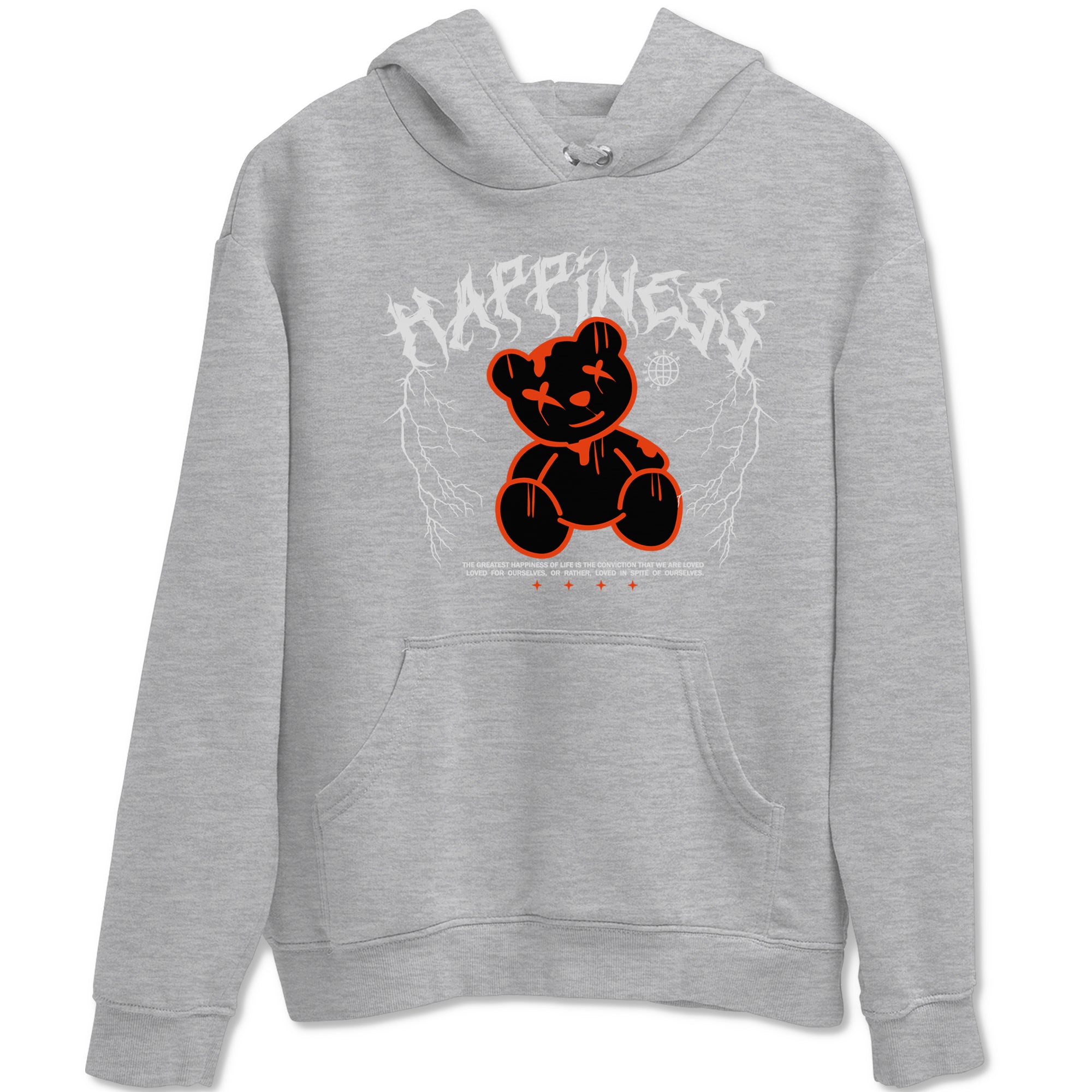 Foams One Jin shirts to match jordans Happiness Bear sneaker match tees Air Foamposite One Jin match shoes to clothes Drip Gear Zone unisex cotton Heather Grey 2 shirts