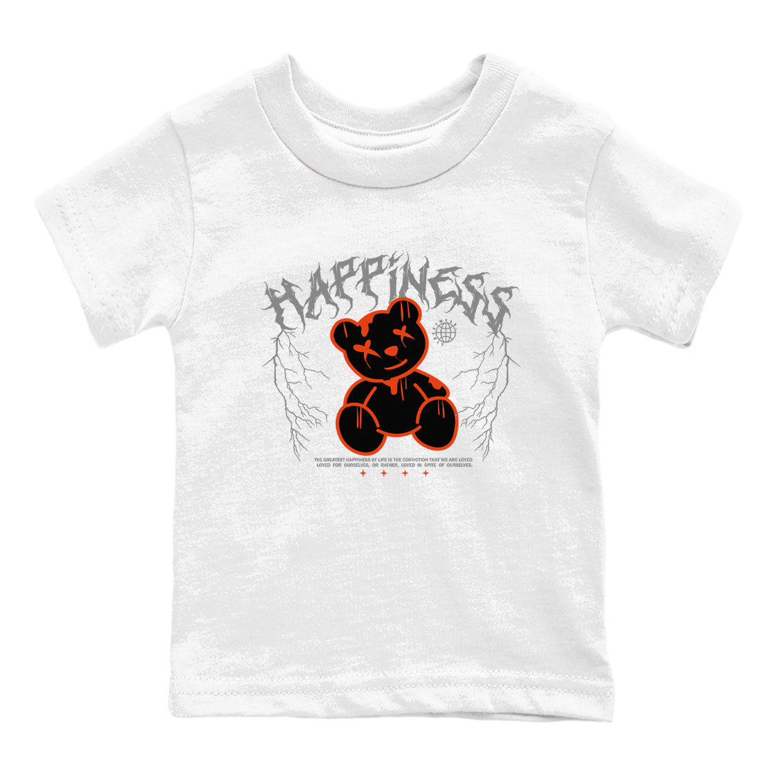 Foams One Jin shirts to match jordans Happiness Bear sneaker match tees Air Foamposite One Jin match shoes to clothes Drip Gear Zone Youth Baby White 2 tee
