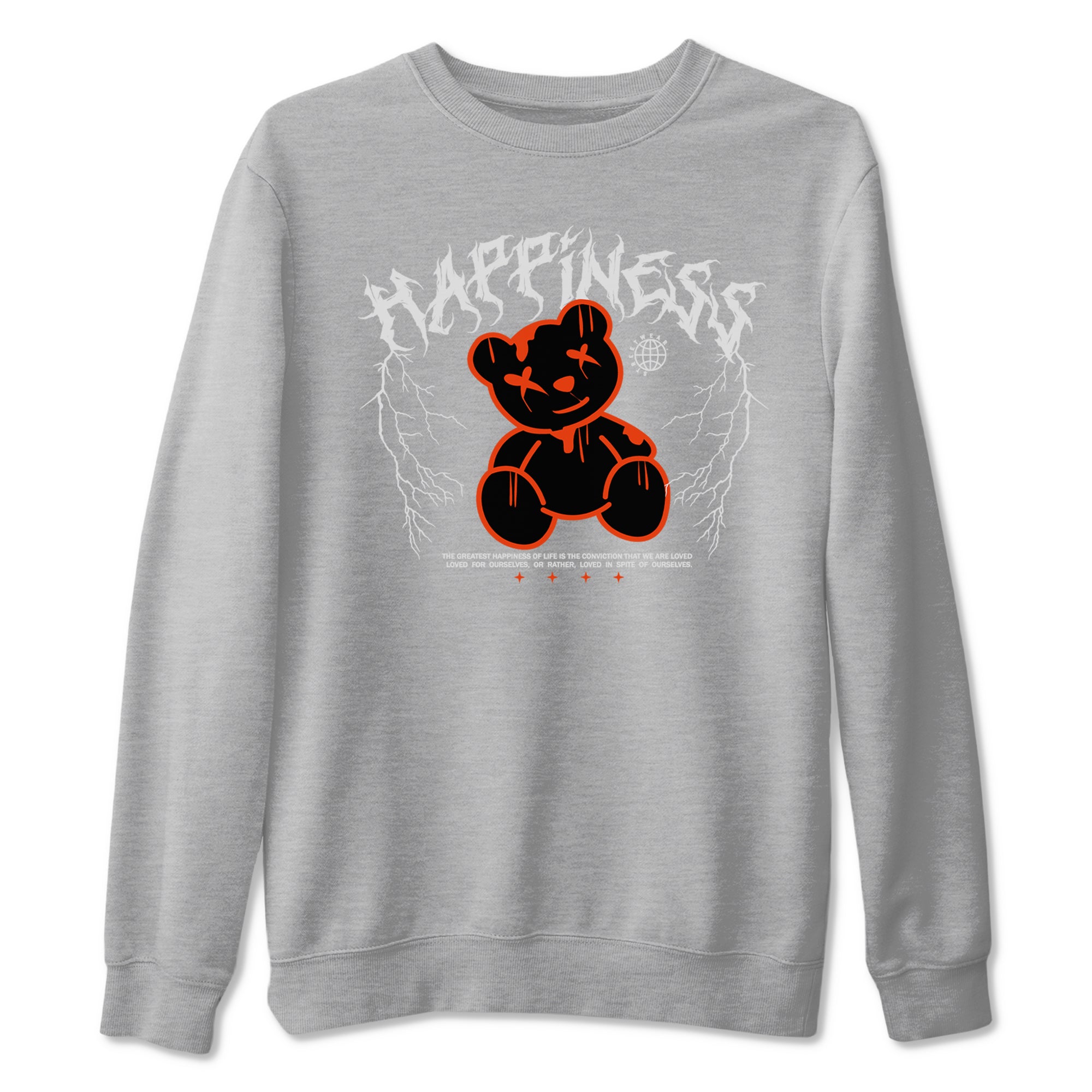 Foams One Jin shirts to match jordans Happiness Bear sneaker match tees Air Foamposite One Jin match shoes to clothes Drip Gear Zone unisex cotton Heather Grey 2 shirts