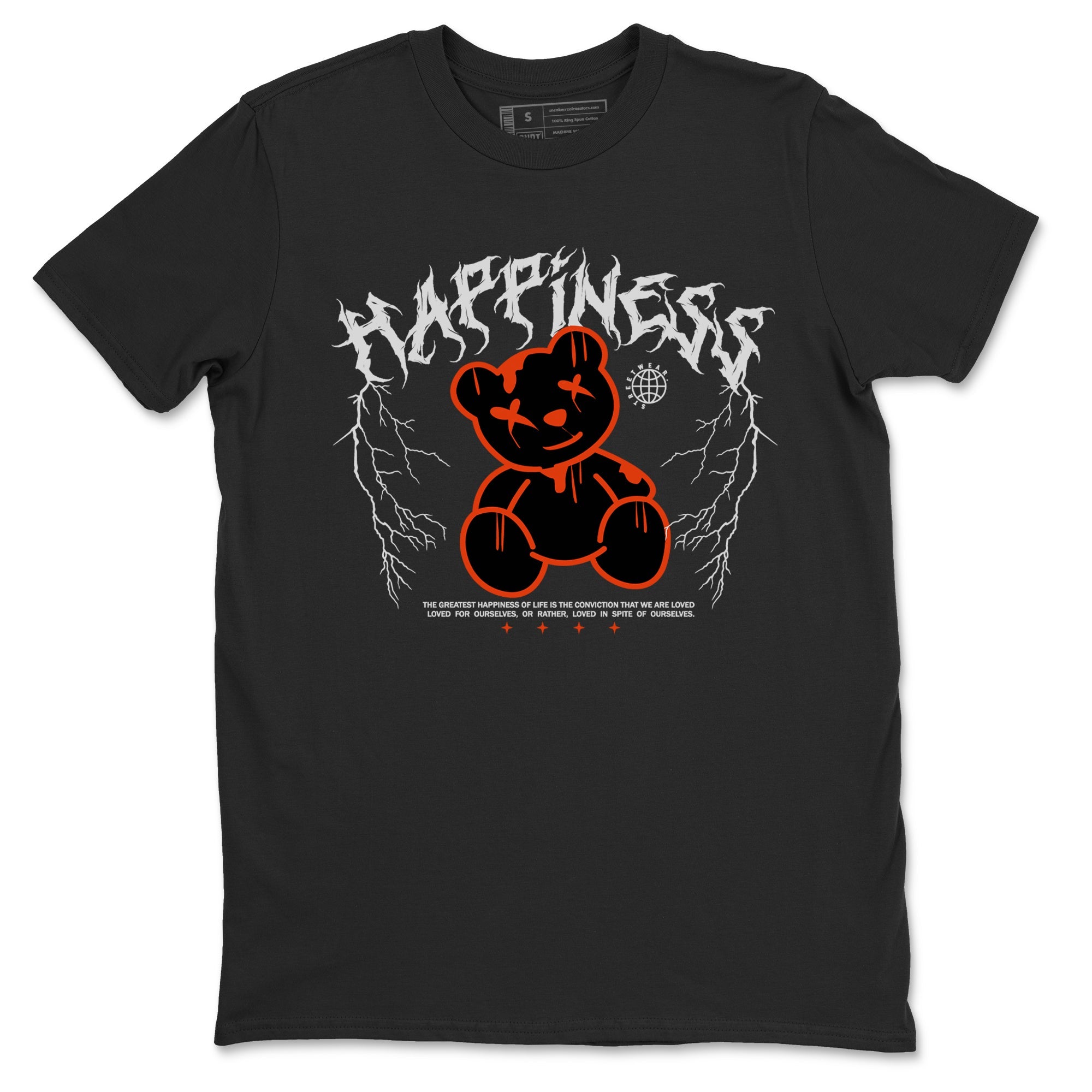 Foams One Jin shirts to match jordans Happiness Bear sneaker match tees Air Foamposite One Jin match shoes to clothes Drip Gear Zone unisex cotton Black 2 shirts