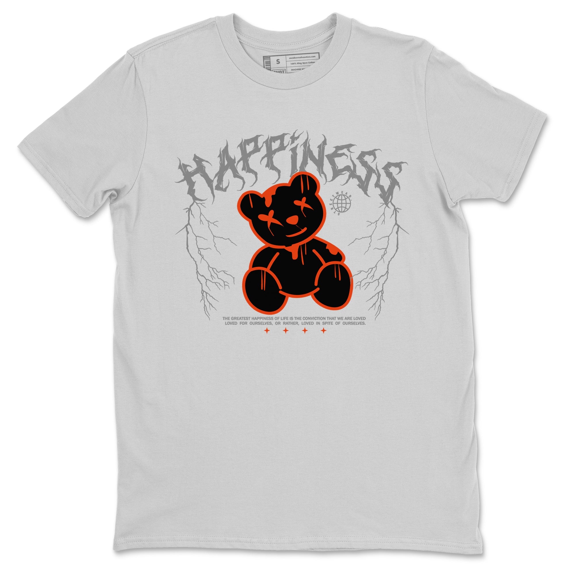 Foams One Jin shirts to match jordans Happiness Bear sneaker match tees Air Foamposite One Jin match shoes to clothes Drip Gear Zone unisex cotton Silver 2 shirts