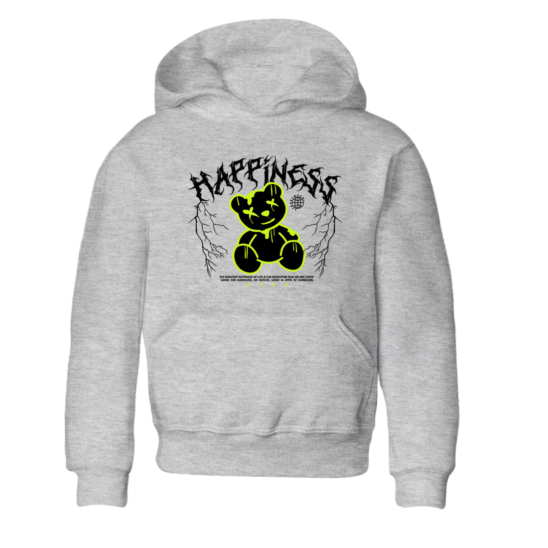 Air Force 1 Low Dance Volt t-shirts to match sneakers Happiness Bear sneaker match tees Air Force 1 Volt match shoes to clothes Drip Gear Zone Youth Baby Heather Grey 2 tee