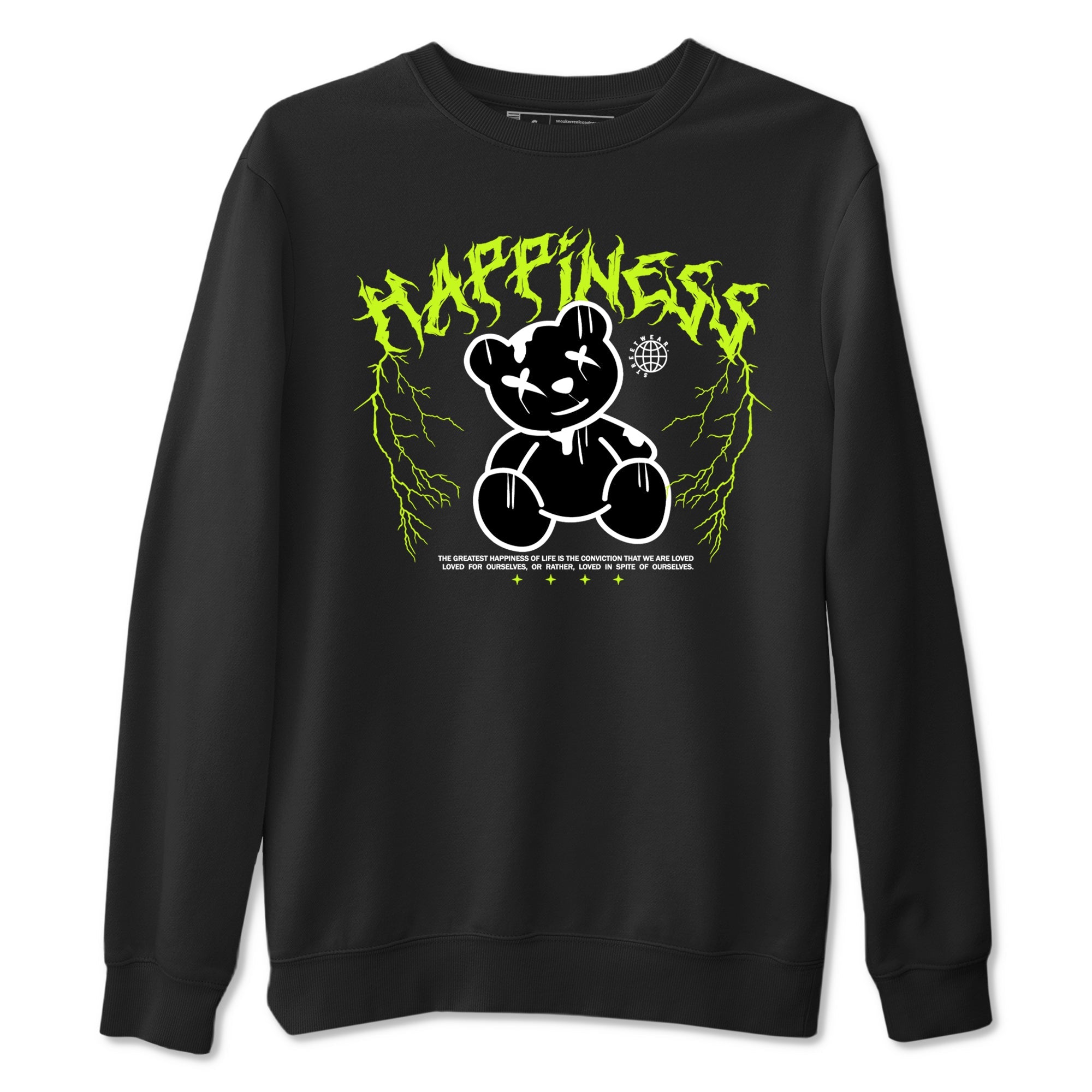 Air Force 1 Low Dance Volt t-shirts to match sneakers Happiness Bear sneaker match tees Air Force 1 Volt match shoes to clothes Drip Gear Zone unisex cotton Black 2 shirts