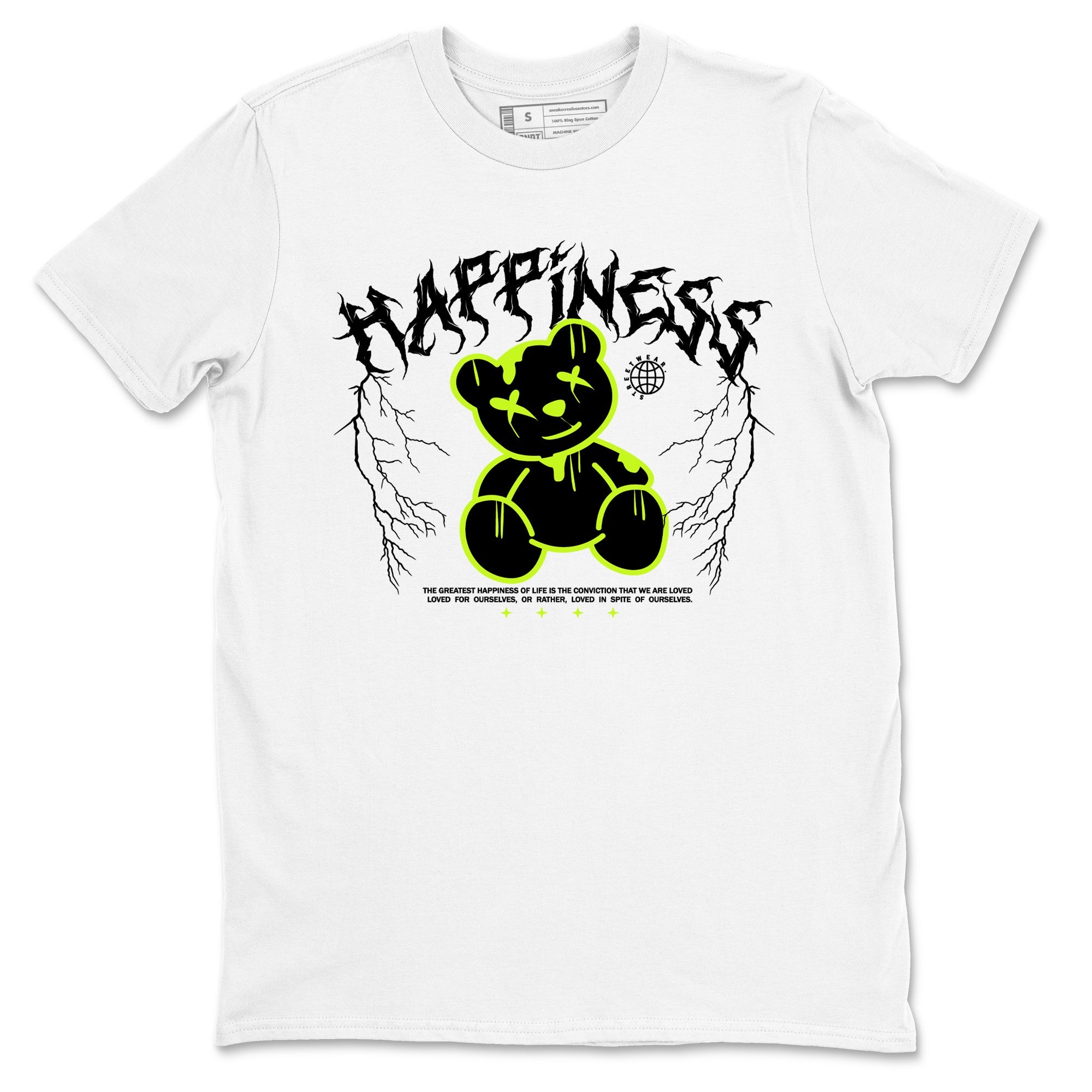 Air Force 1 Low Dance Volt t-shirts to match sneakers Happiness Bear sneaker match tees Air Force 1 Volt match shoes to clothes Drip Gear Zone unisex cotton White 2 shirts