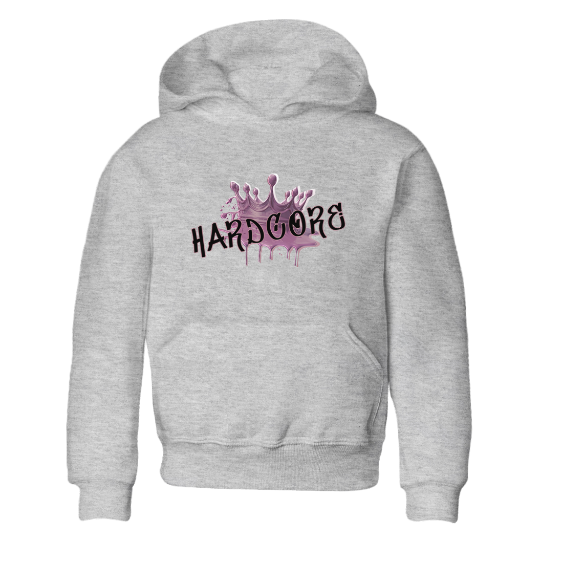 Air Jordan 1 Mauve shirt to match jordans Hardcore sneaker tees AJ1 Mauve Drip Gear Zone Sneaker Matching Clothing Brand Baby Toddler Heather Grey 2 T-Shirt