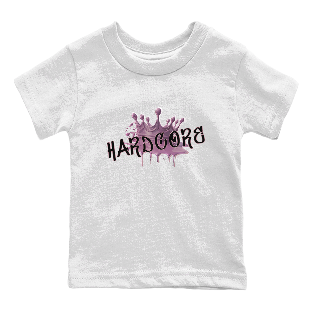 Air Jordan 1 Mauve shirt to match jordans Hardcore sneaker tees AJ1 Mauve Drip Gear Zone Sneaker Matching Clothing Brand Baby Toddler White 2 T-Shirt
