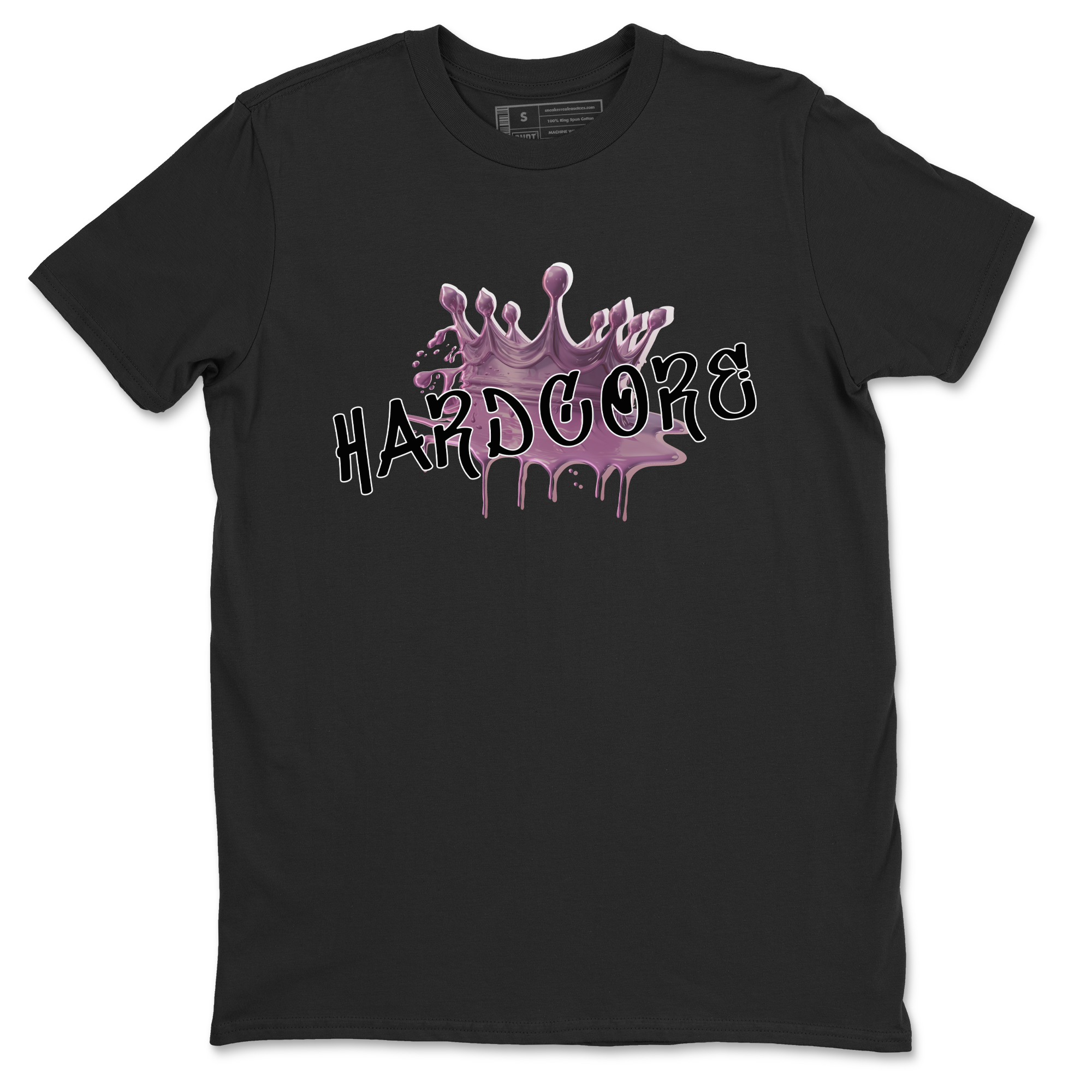 Air Jordan 1 Mauve shirt to match jordans Hardcore sneaker tees AJ1 Mauve Drip Gear Zone Sneaker Matching Clothing Brand Unisex Sneaker Tee Black 2 T-Shirt