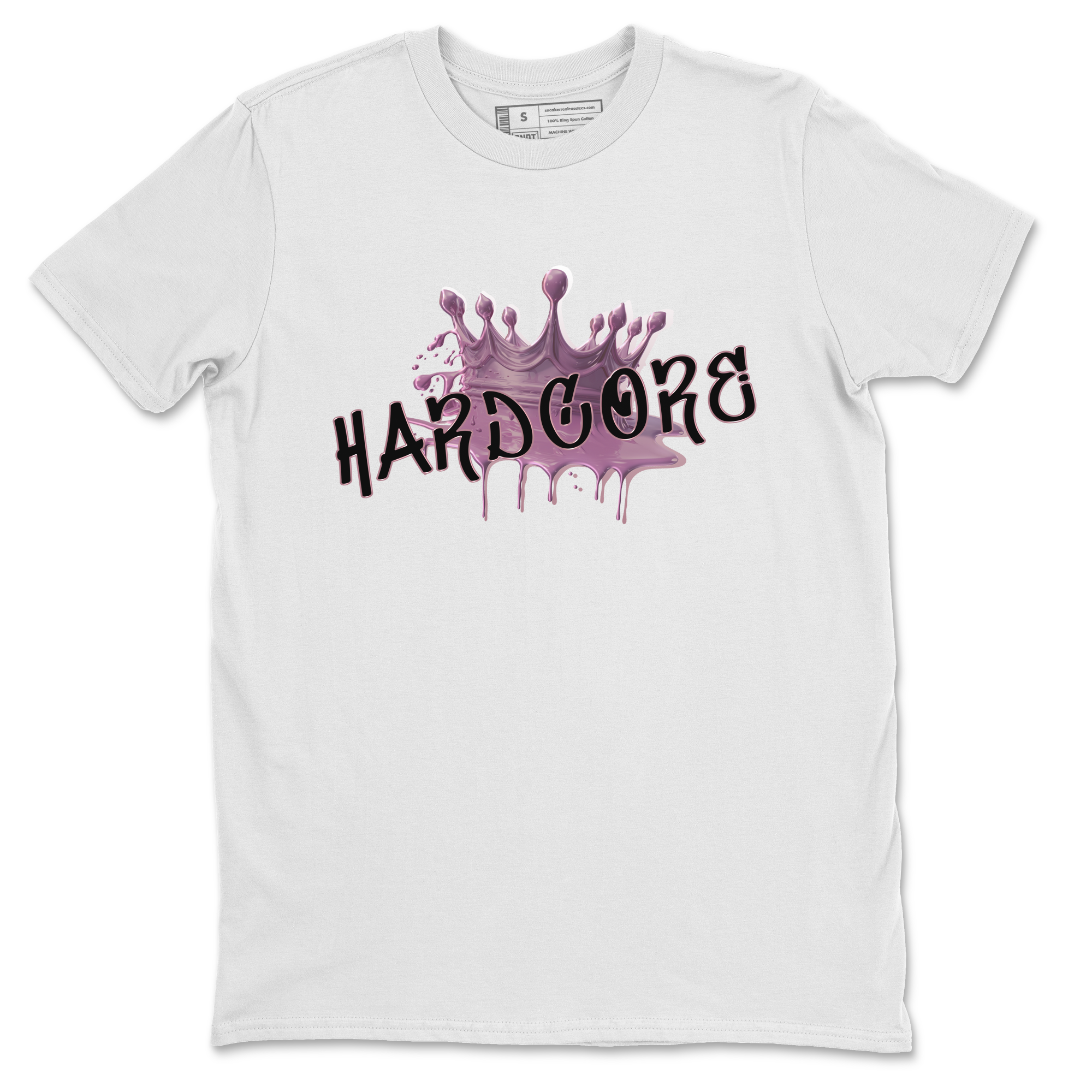 Air Jordan 1 Mauve shirt to match jordans Hardcore sneaker tees AJ1 Mauve Drip Gear Zone Sneaker Matching Clothing Brand Unisex Sneaker Tee White 2 T-Shirt
