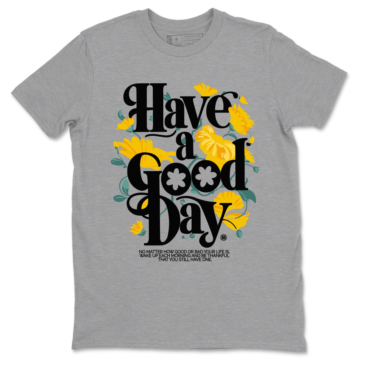 Dunk High Wu-Tang t shirts to match sneakers Have A Good Day sneaker match tees Dunk High Wu Tang tee Drip Gear Zone unisex cotton Heather Grey 2 shirts