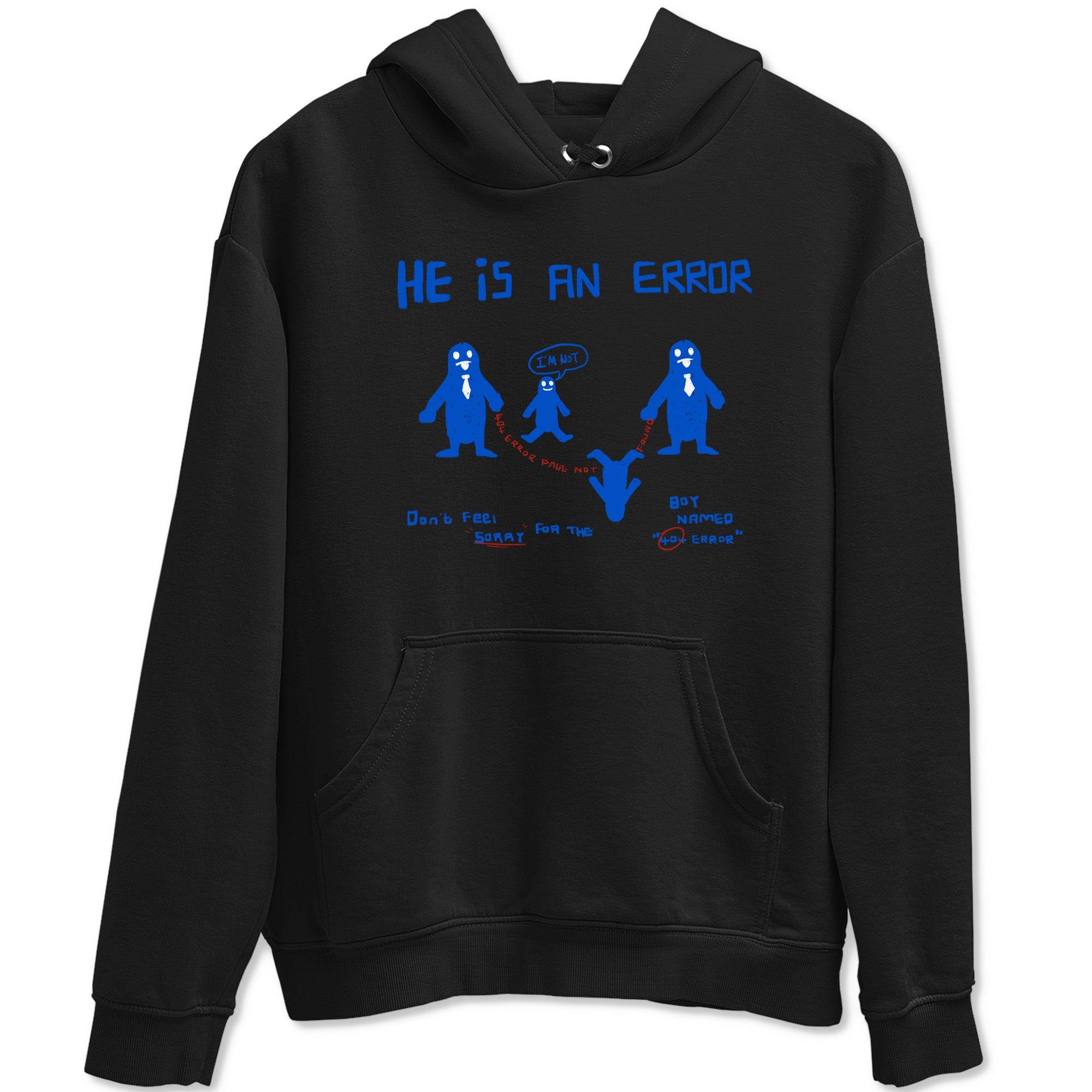 Air Force 1 404 Error shirt to match jordans He Is An Error sneaker tees Air Force 1 404 Error Drip Gear Zone unisex cotton Black 2 crew neck shirt