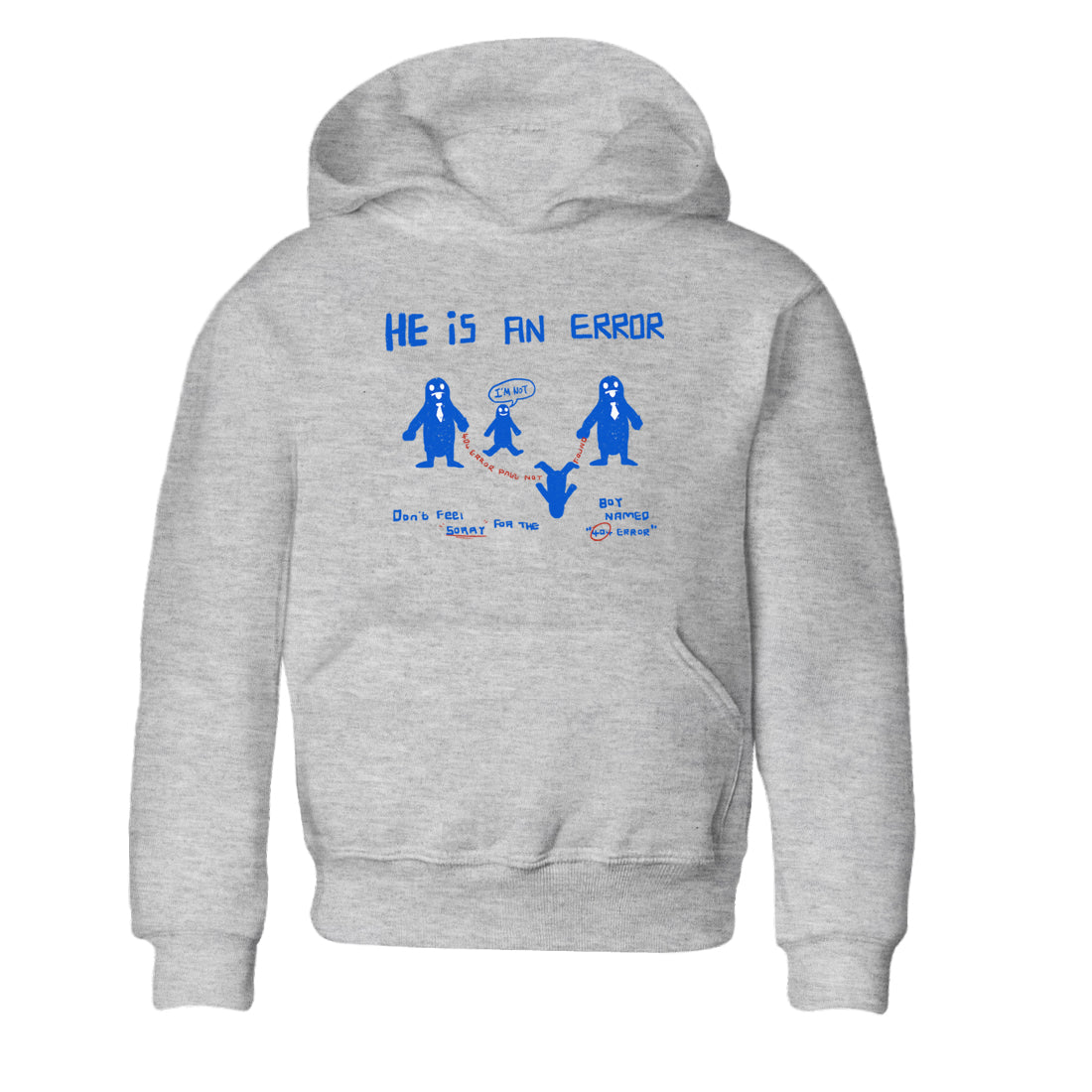 Air Force 1 404 Error shirt to match jordans He Is An Error sneaker tees Air Force 1 404 Error Drip Gear Zone baby toddler Heather Grey 2 cotton Shirt