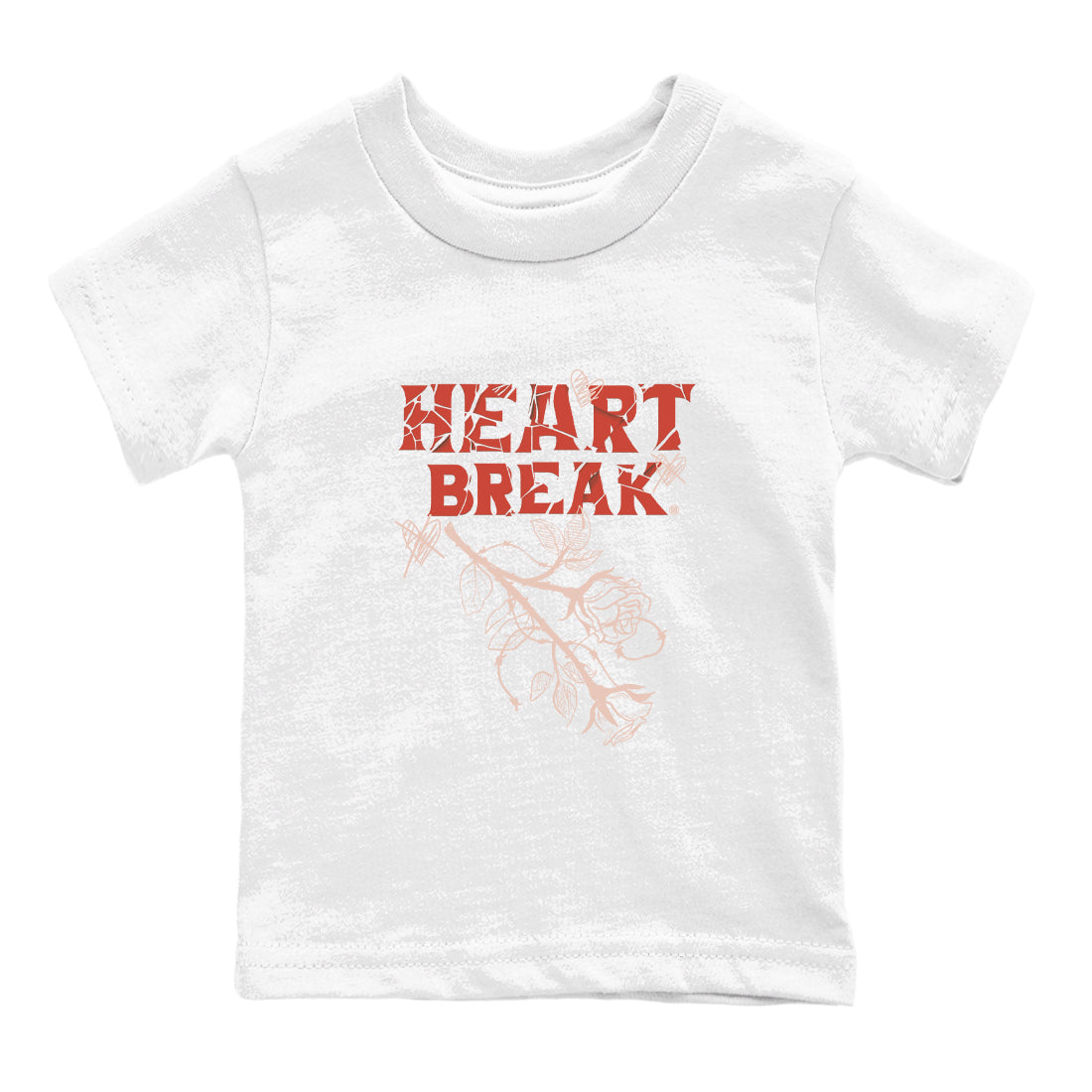 Air Jordan 13 Dune Red shirts to match jordans Heart Break sneaker match tees AJ13 Dune Red Sneaker Shirts Drip Gear Zone streetwear brand Baby and Youth White 2 cotton tee