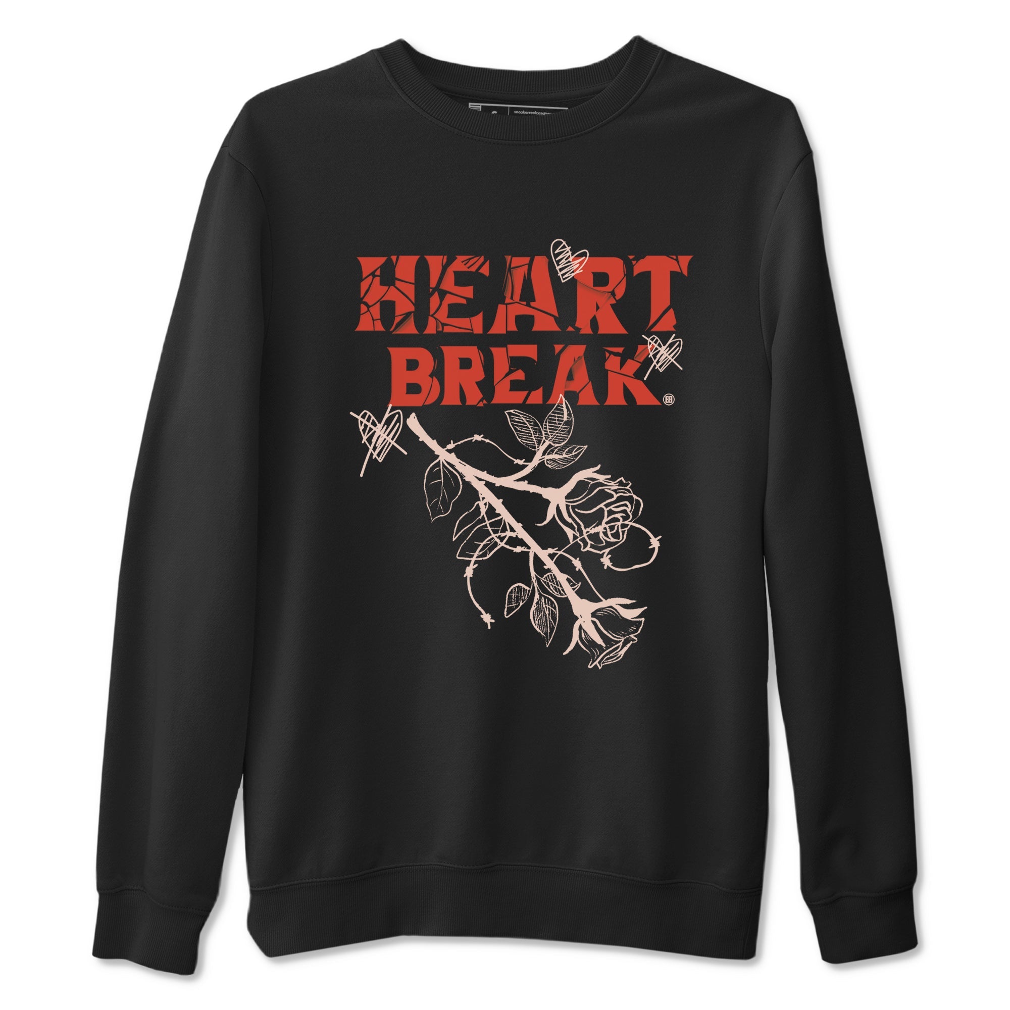 Air Jordan 13 Dune Red shirts to match jordans Heart Break sneaker match tees AJ13 Dune Red Sneaker Shirts Drip Gear Zone streetwear brand Black 2 unisex cotton tee