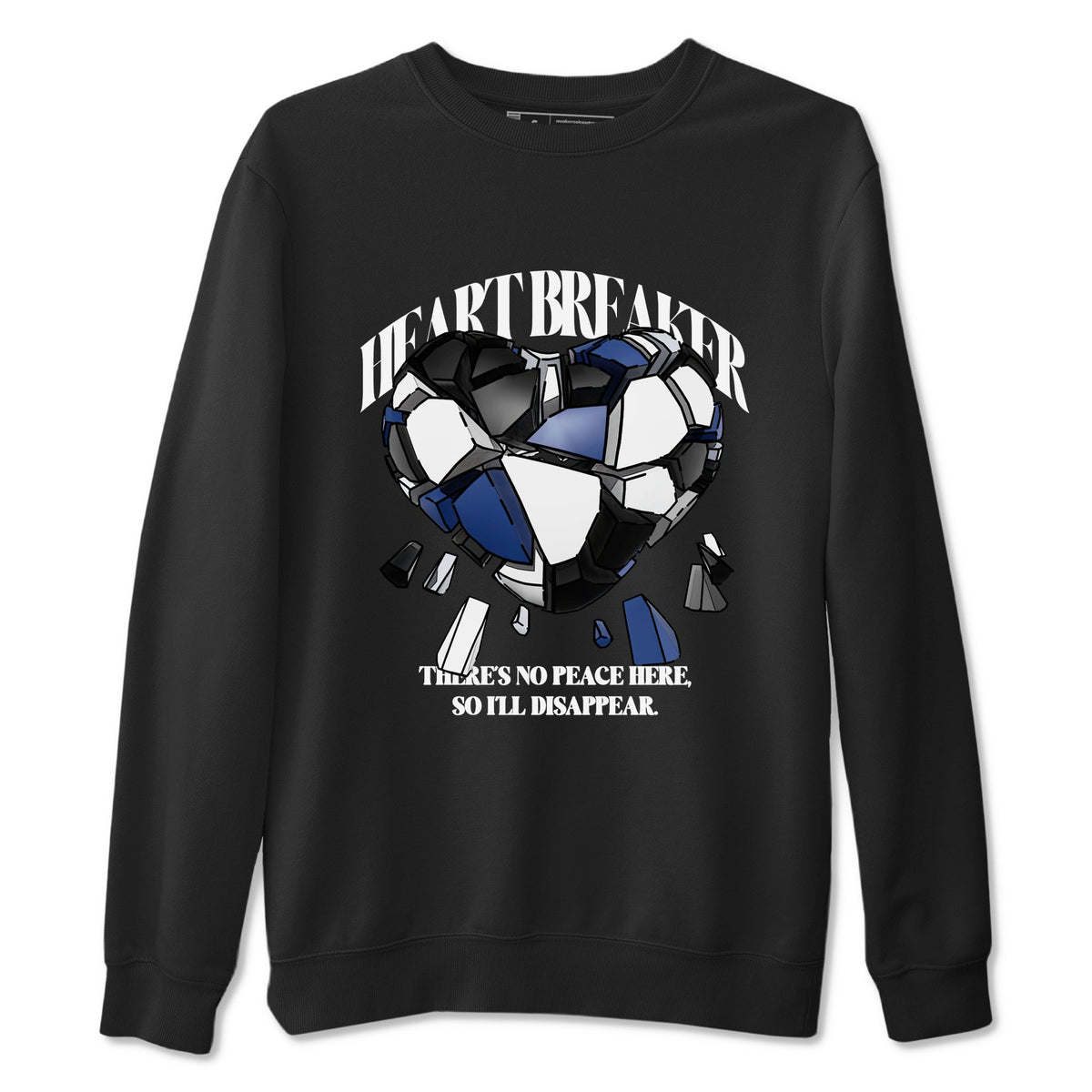 1s Midnight Navy shirts to match jordans Heart Breaker sneaker match tees Air Jordan 1 Midnight Navy match shoes to clothes Drip Gear Zone unisex cotton Black 2 shirts