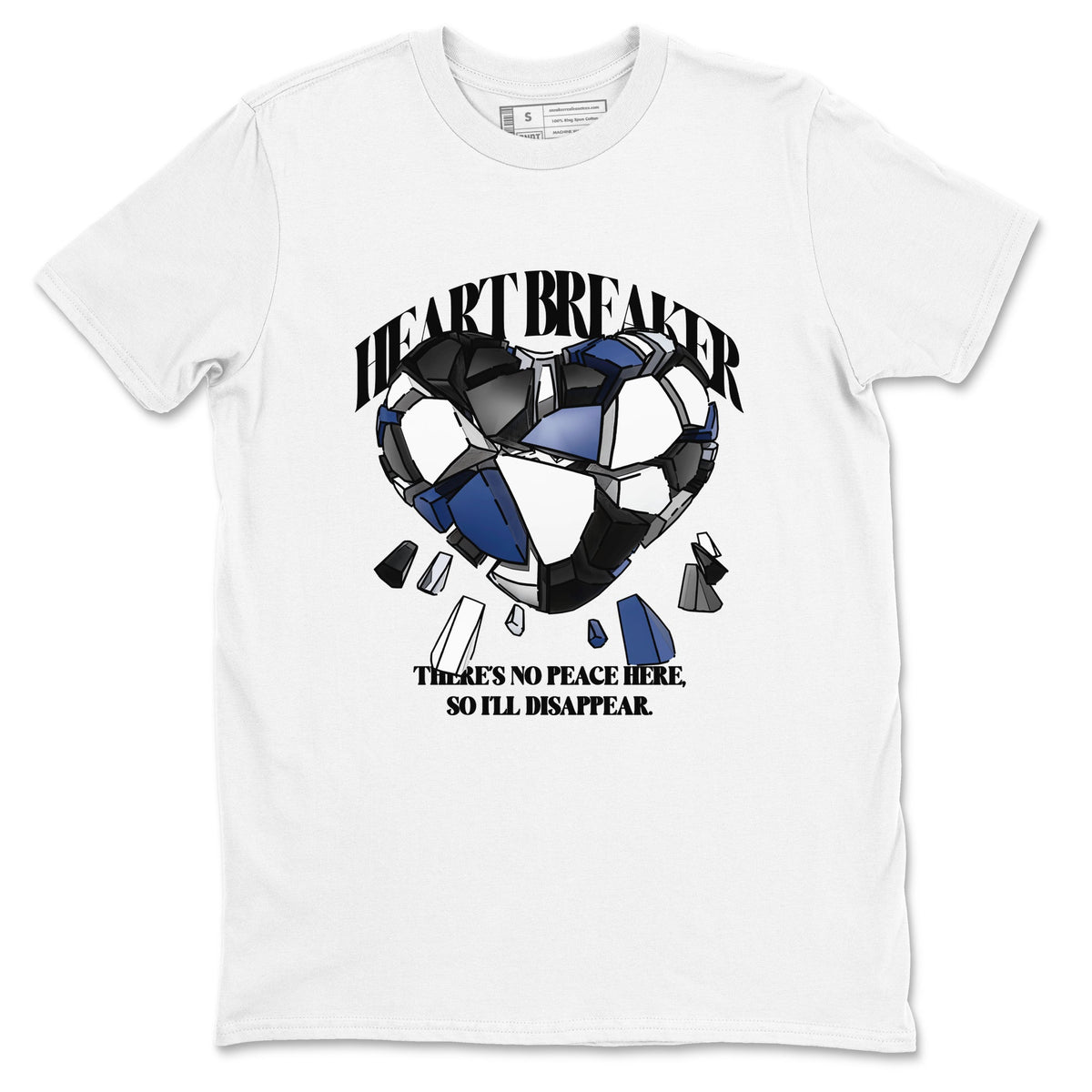 1s Midnight Navy shirts to match jordans Heart Breaker sneaker match tees Air Jordan 1 Midnight Navy match shoes to clothes Drip Gear Zone unisex cotton White 2 shirts