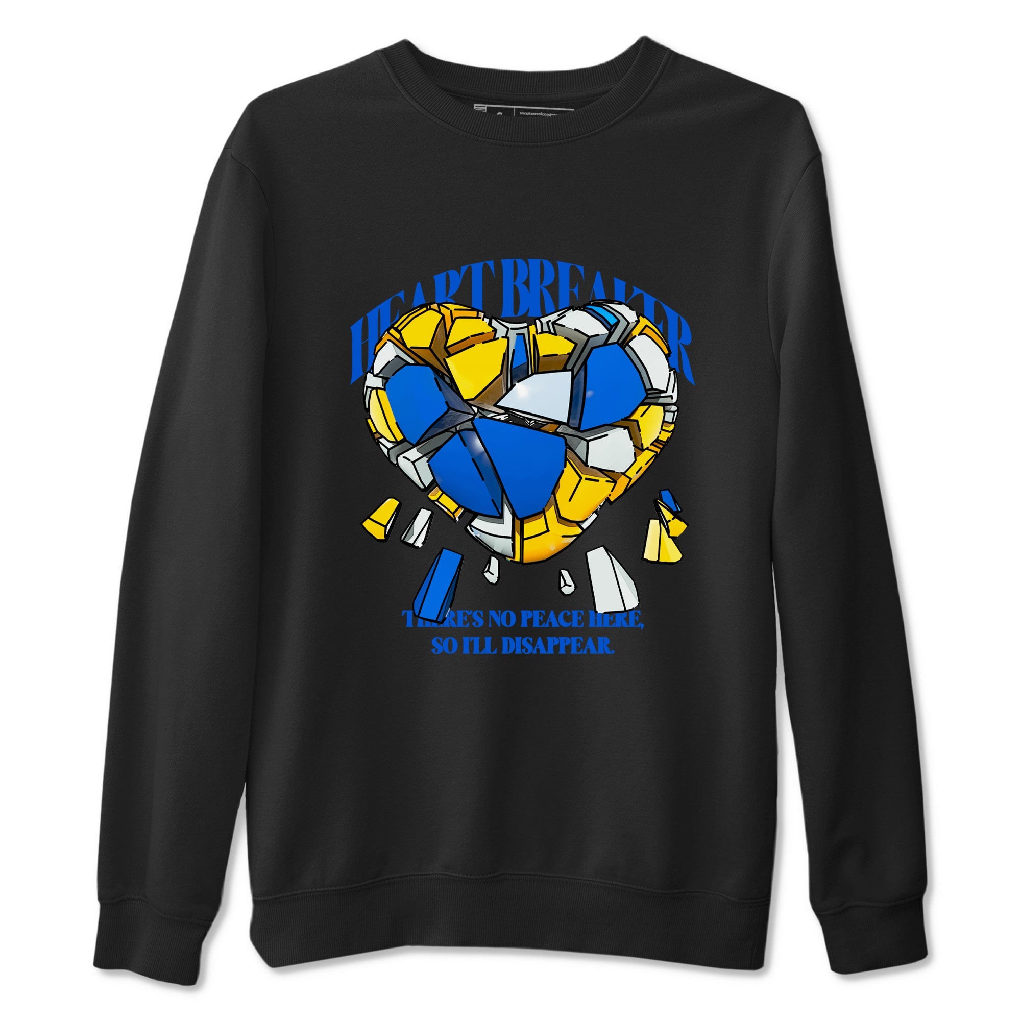 1s Travis Scott Canary shirt to match jordans Heart Breaker sneaker tees Air Jordan 1 Travis Scott Canary Drip Gear Zone unisex cotton Black 2 crew neck shirt