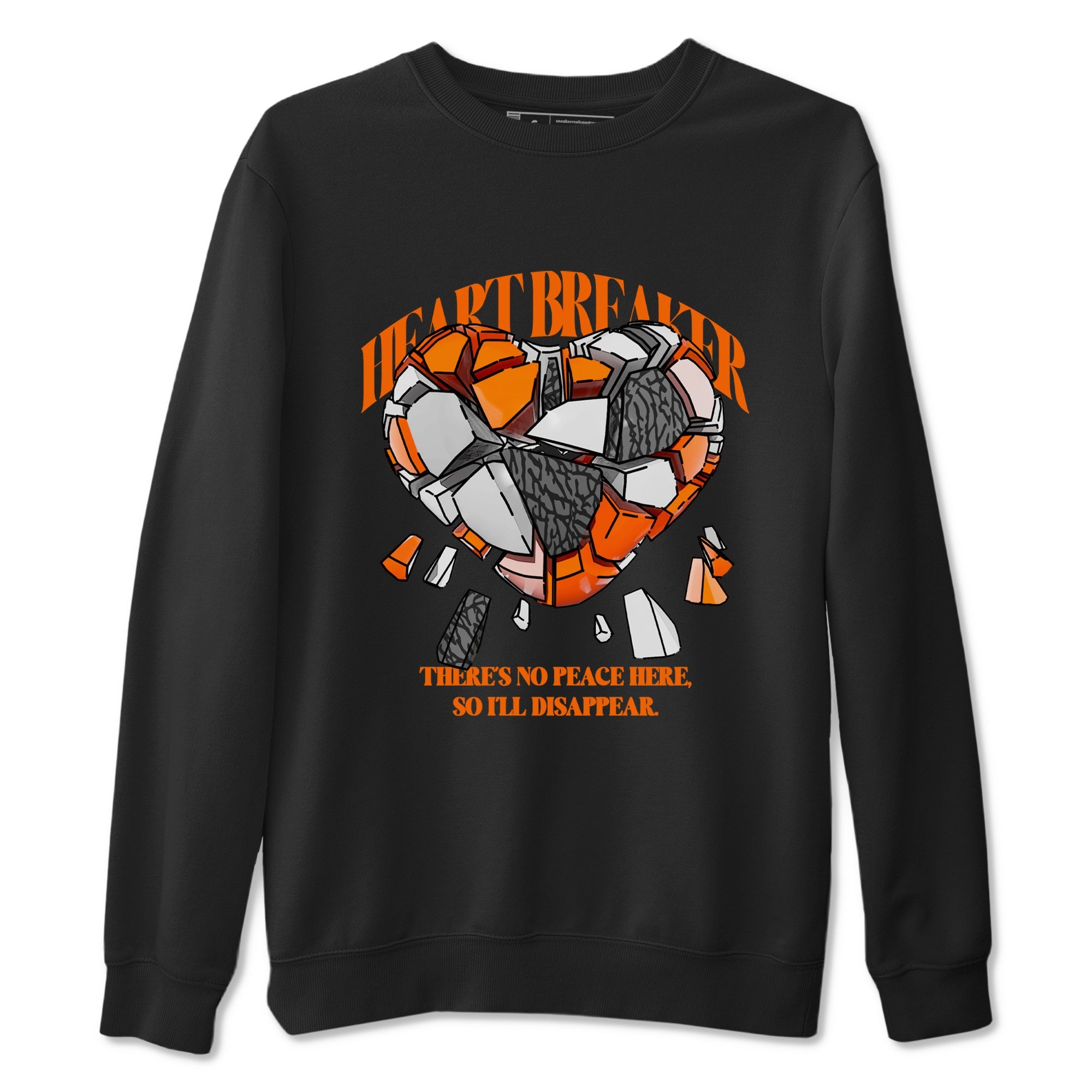 3s Georgia Peach shirt to match jordans Heart Breaker sneaker tees Air Jordan 3 Georgia Peach Drip Gear Zone unisex cotton Black 2 crew neck shirt