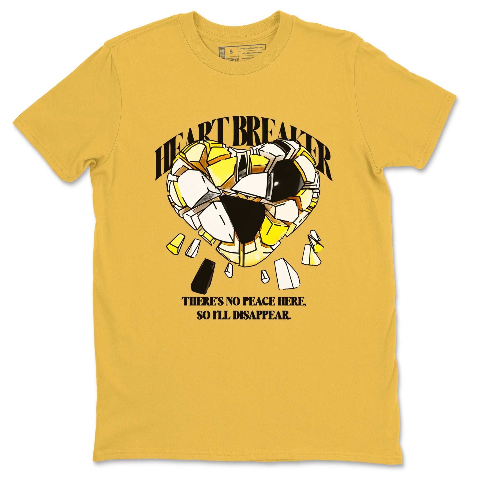 AJ4 Vivid Sulfur shirt to match jordans Heart Breaker sneaker tees Air Jordan 4 Vivid Sulfur Drip Gear Zone unisex cotton Daisy 2 crew neck shirt