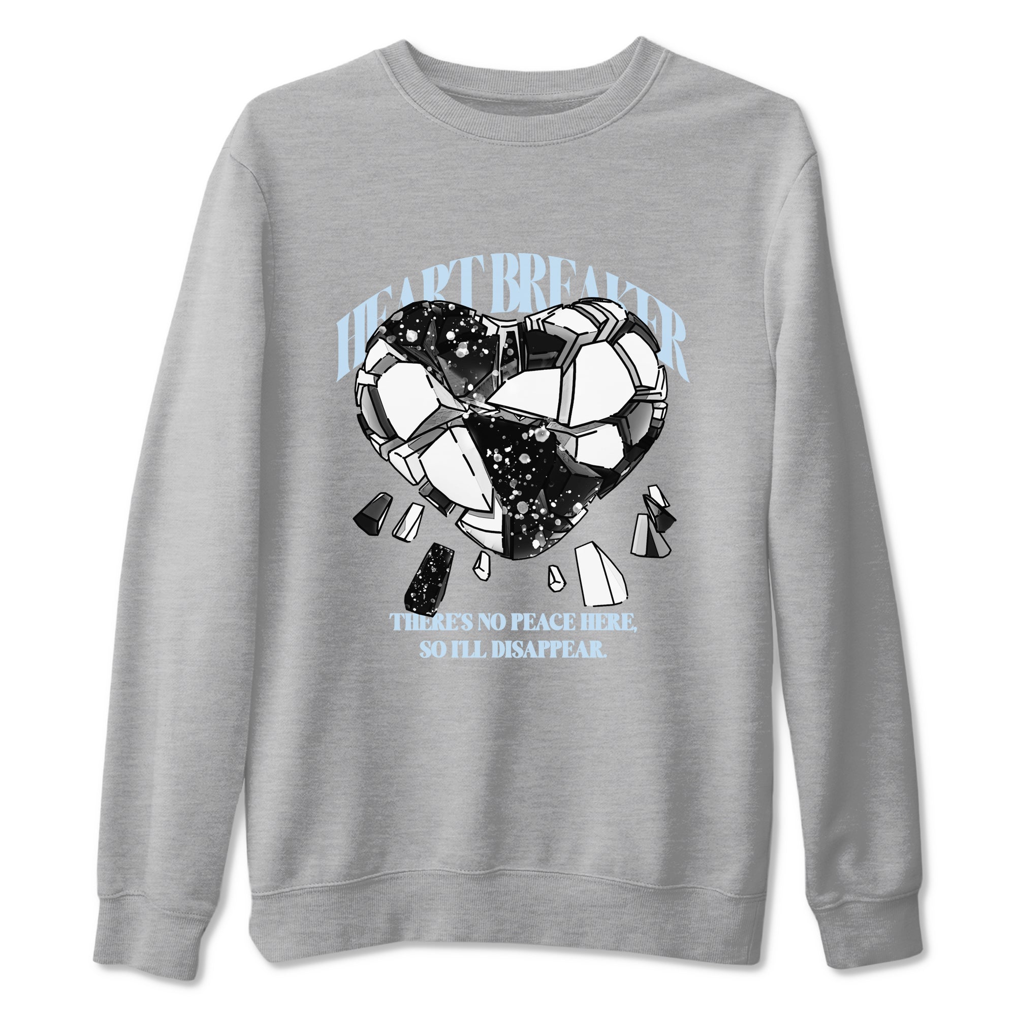 AJ6 White Black shirts to match jordans Heart Breaker sneaker match tees Air Jordan 6 White Black Drip Gear Zone streetwear brand Heather Grey 2 unisex cotton tee