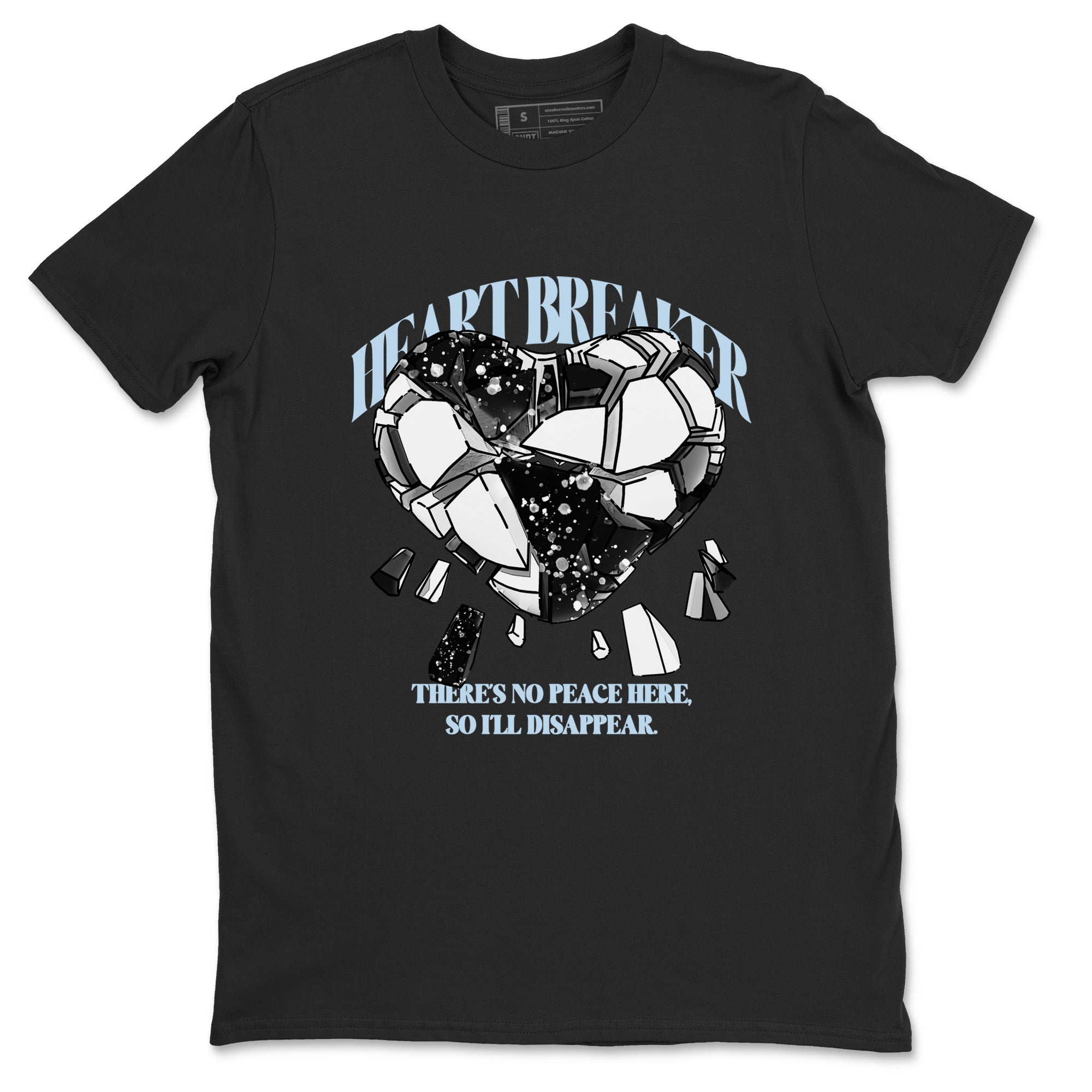 AJ6 White Black shirts to match jordans Heart Breaker sneaker match tees Air Jordan 6 White Black Drip Gear Zone streetwear brand Black 2 unisex cotton tee