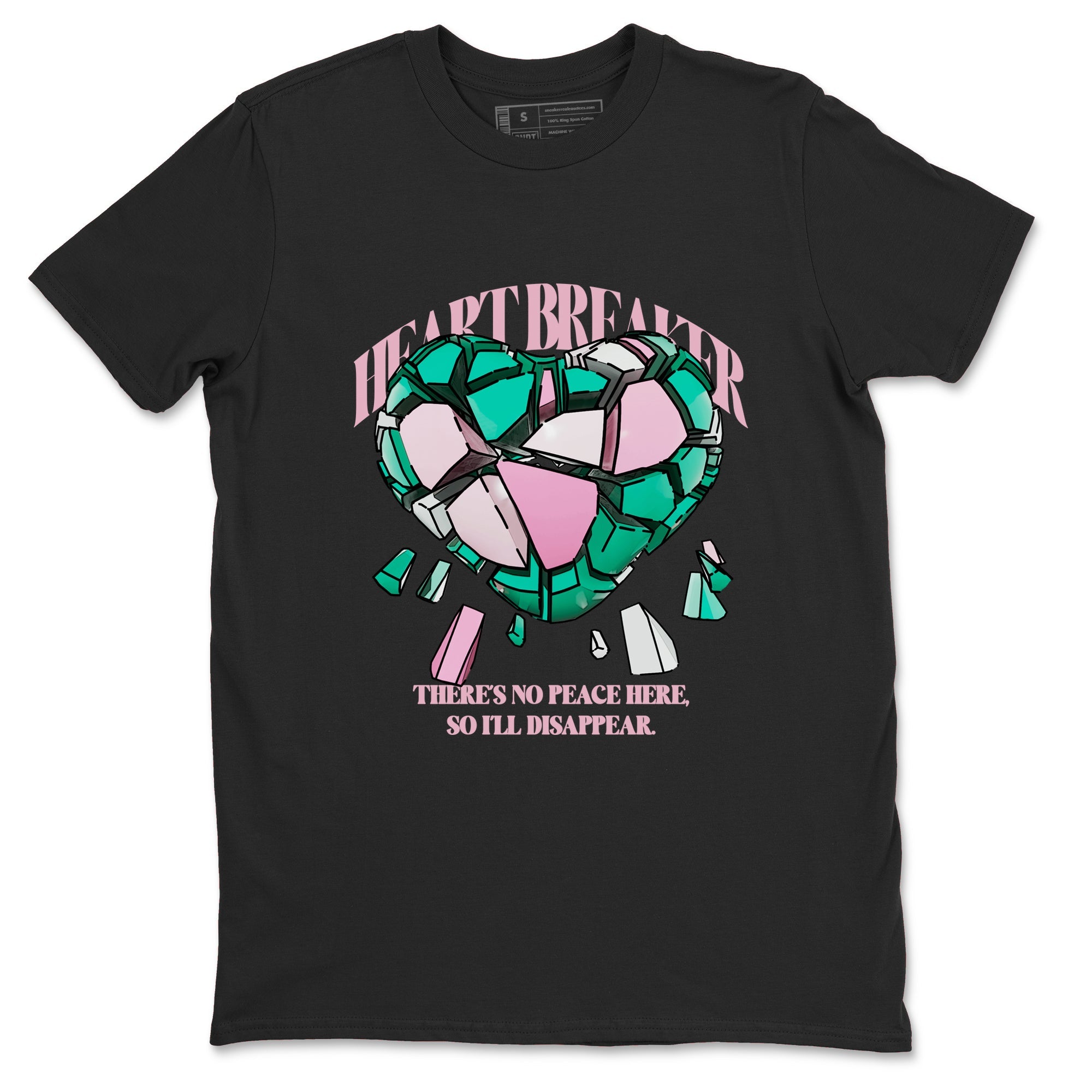Dunk Low Medium Soft Pink Malachite shirt to match jordans Heart Breaker sneaker tees Dunk Medium Soft Pink Malachite Drip Gear Zone unisex cotton Black 2 crew neck shirt