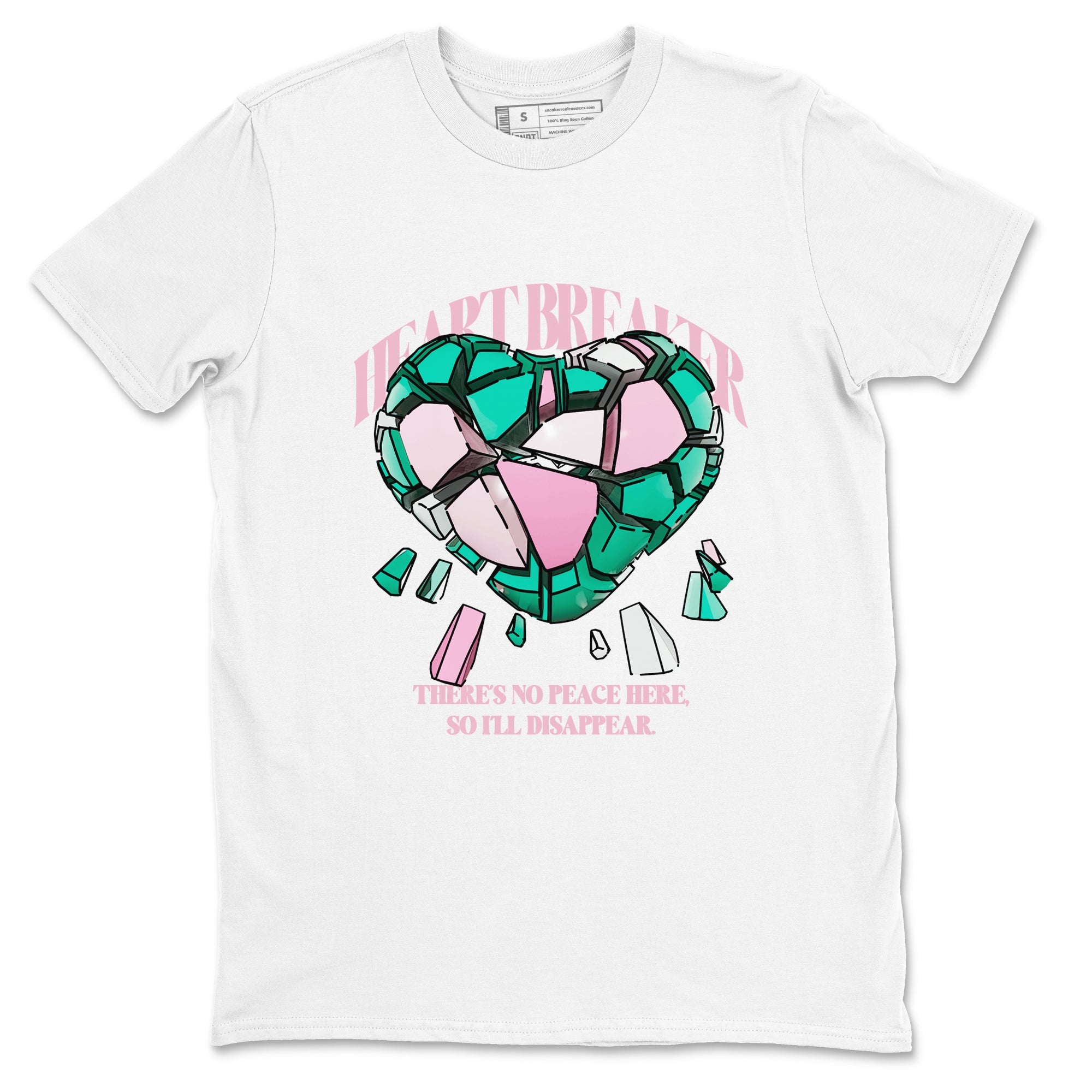 Dunk Low Medium Soft Pink Malachite shirt to match jordans Heart Breaker sneaker tees Dunk Medium Soft Pink Malachite Drip Gear Zone unisex cotton White 2 crew neck shirt