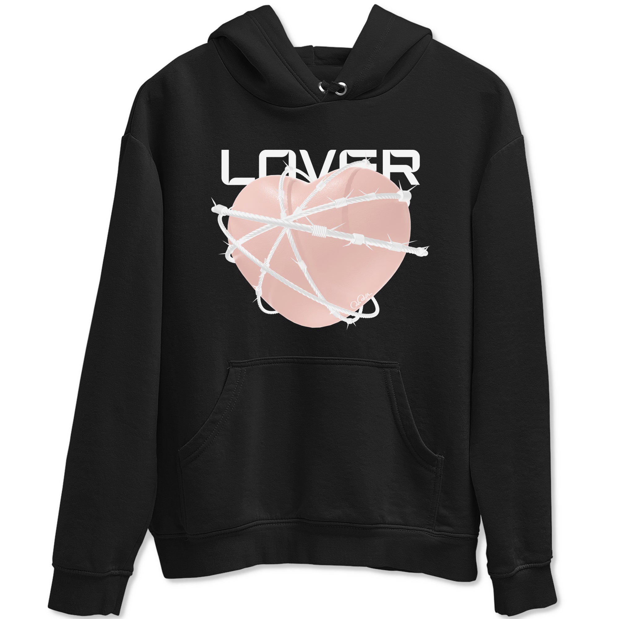 11s Legend Pink shirts to match jordans Heart Lover sneaker match tees Air Jordan 11 Legend Pink Drip Gear Zone streetwear brand Black 2 unisex cotton tee