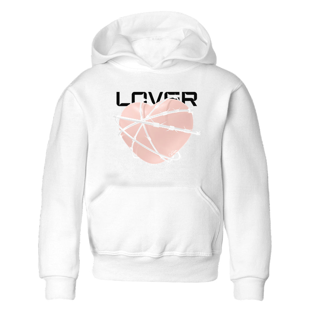 11s Legend Pink shirts to match jordans Heart Lover sneaker match tees Air Jordan 11 Legend Pink Drip Gear Zone streetwear brand Baby and Youth White 2 cotton tee
