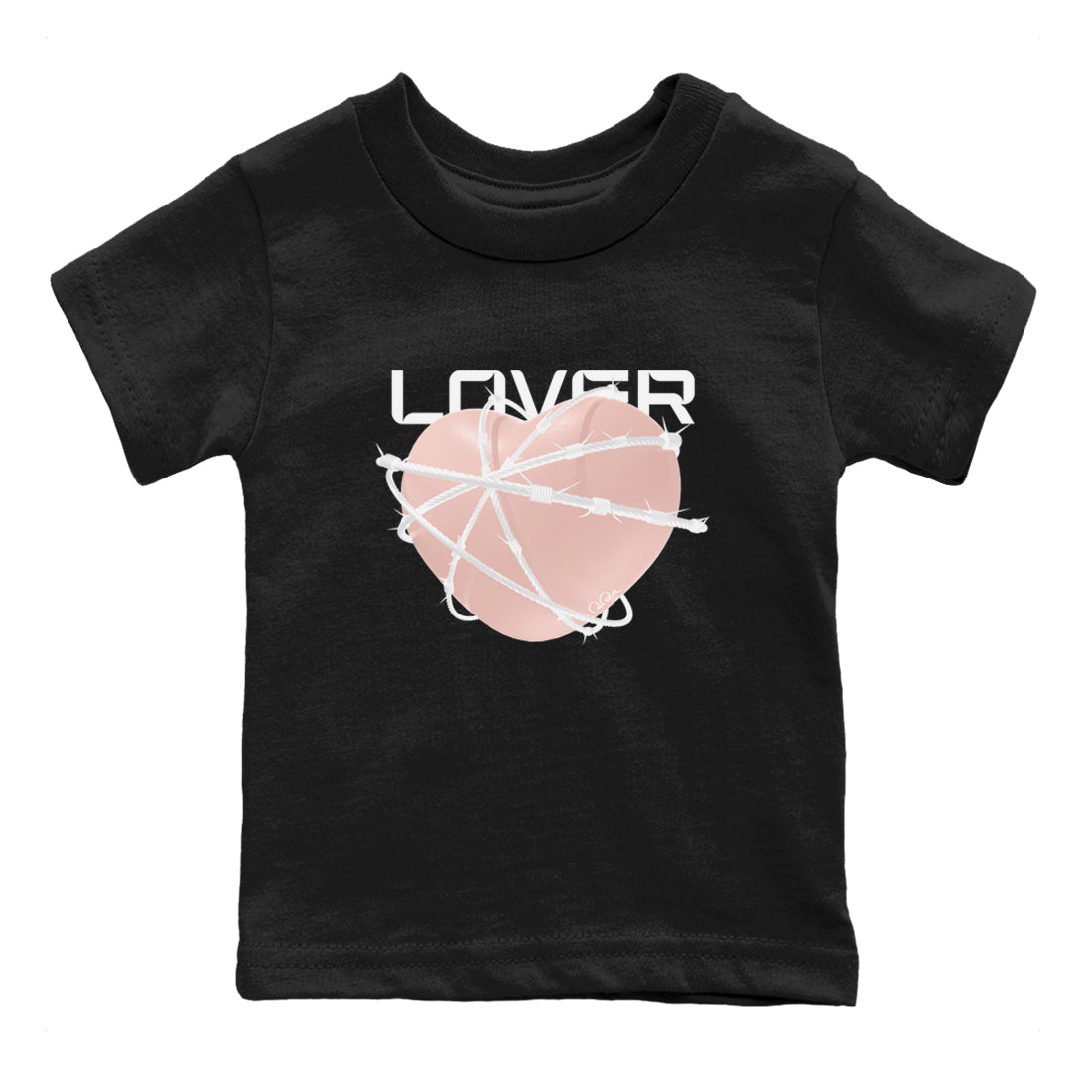 11s Legend Pink shirts to match jordans Heart Lover sneaker match tees Air Jordan 11 Legend Pink Drip Gear Zone streetwear brand Baby and Youth Black 2 cotton tee