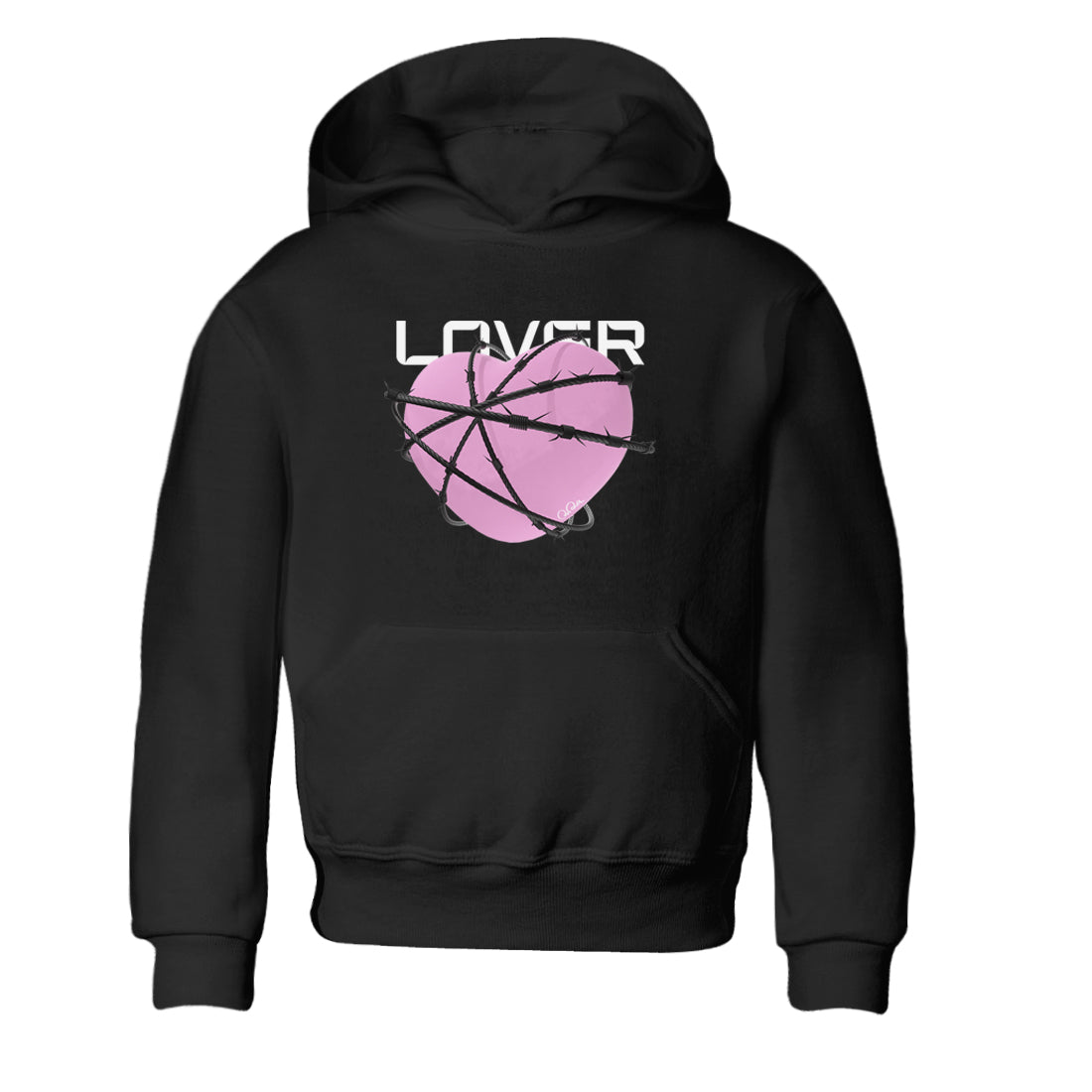 4s Retro Orchid shirts to match jordans Heart Lover sneaker match tees Air Jordan 4 WMNS Orchid match shoes to clothes Drip Gear Zone Youth Baby Black 2 tee