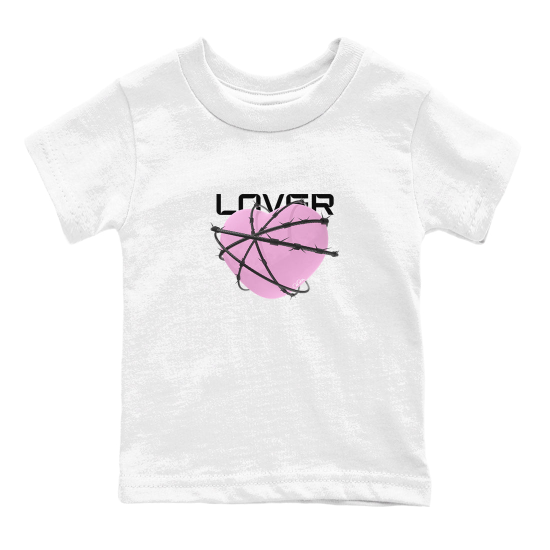 4s Retro Orchid shirts to match jordans Heart Lover sneaker match tees Air Jordan 4 WMNS Orchid match shoes to clothes Drip Gear Zone Youth Baby White 2 tee