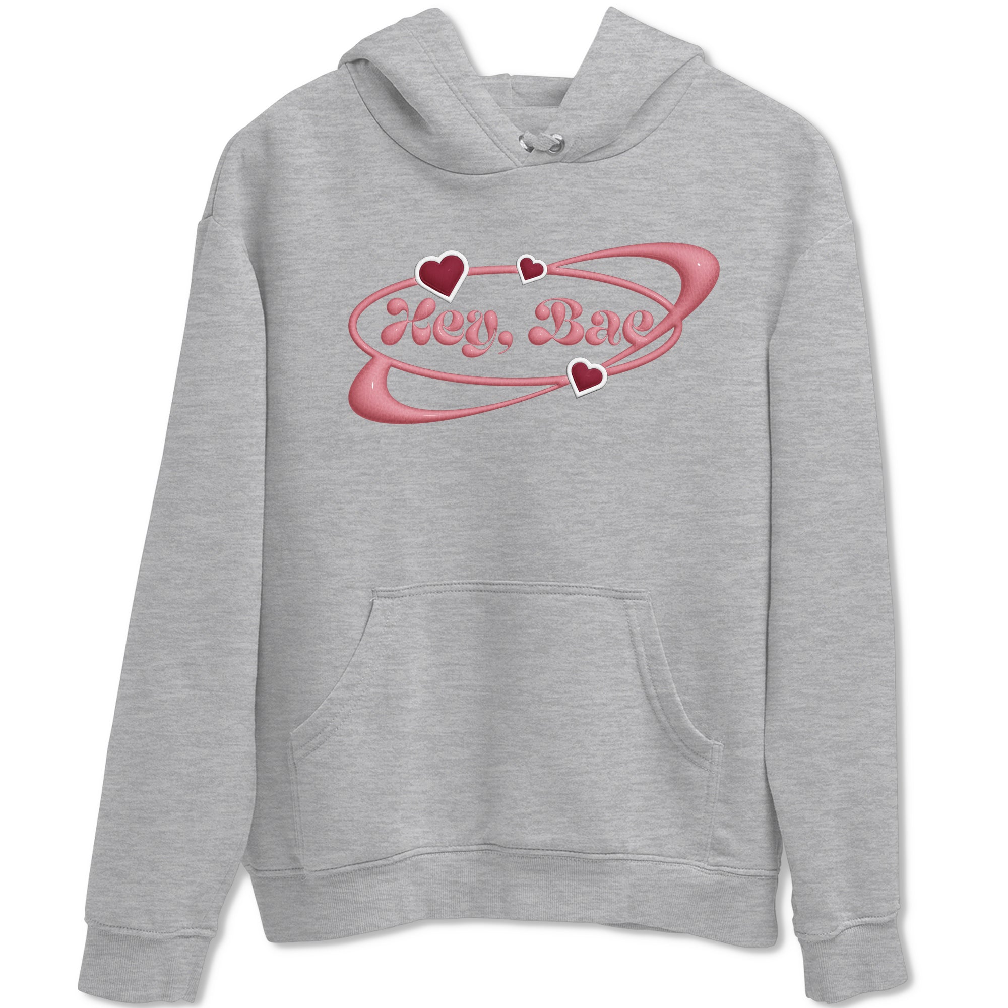 Dunk Valentines Day 2024 shirt to match jordans Hey Bae sneaker tees Dunk Happy Valentines Day 2024 Drip Gear Zone Unisex Heather Grey 2 T-Shirt