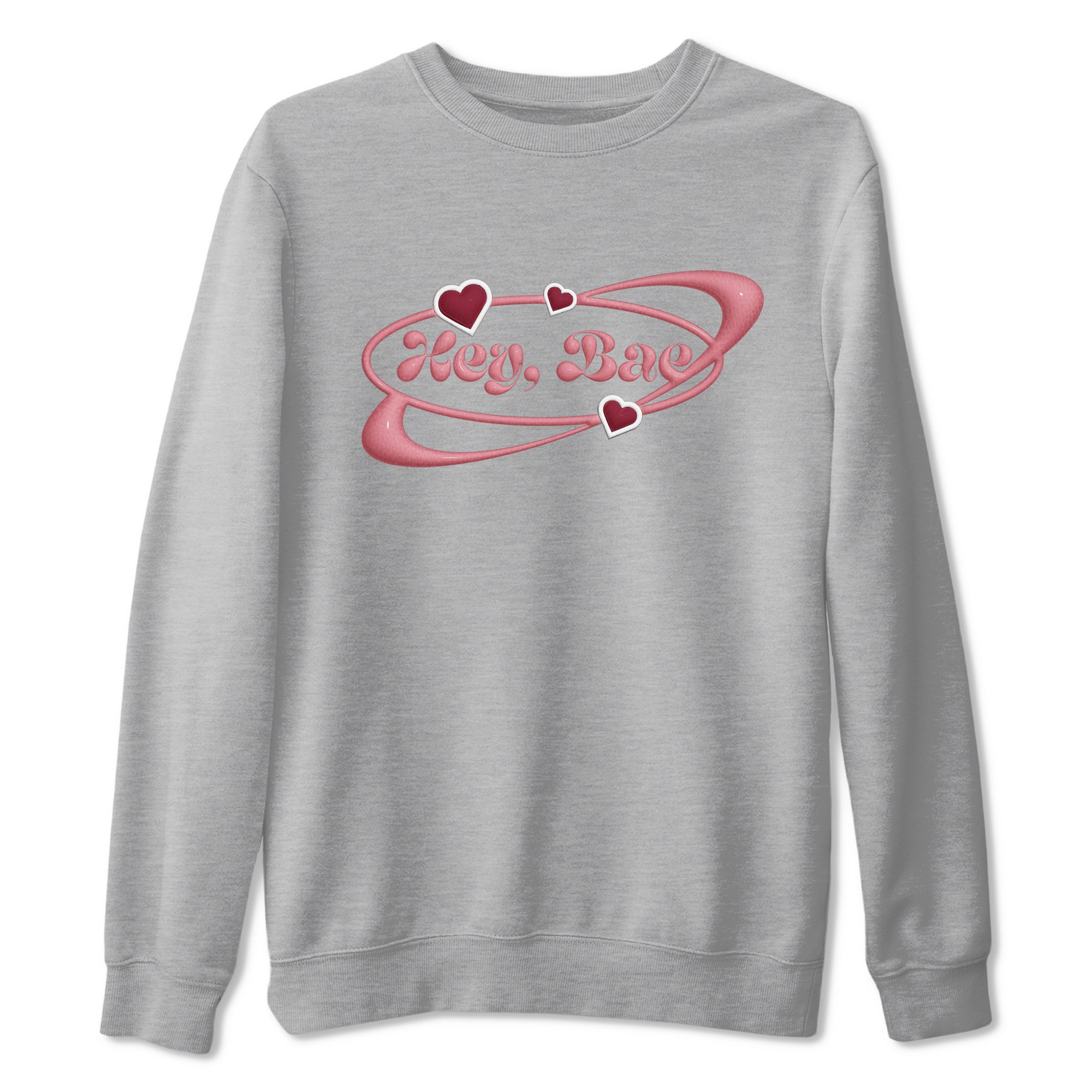 Dunk Valentines Day 2024 shirt to match jordans Hey Bae sneaker tees Dunk Happy Valentines Day 2024 Drip Gear Zone Unisex Heather Grey 2 T-Shirt