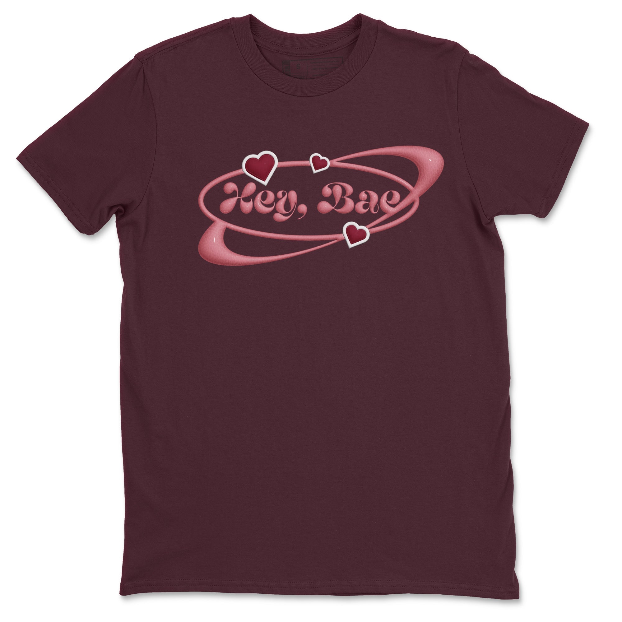 Dunk Valentines Day 2024 shirt to match jordans Hey Bae sneaker tees Dunk Happy Valentines Day 2024 Drip Gear Zone Unisex Maroon 2 T-Shirt