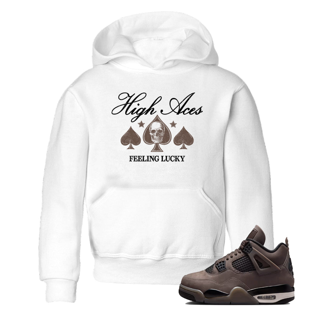 Sneaker match tees  Sneaker Tees To Match Air Jordan 4 Cave Stone Shoes  High Aces Kids T-Shirt White 1