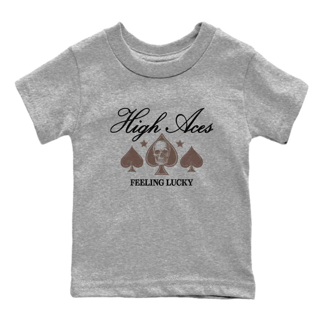 Sneaker match tees  Sneaker Tees To Match Air Jordan 4 Cave Stone Shoes  High Aces Kids T-Shirt Heather Grey 2