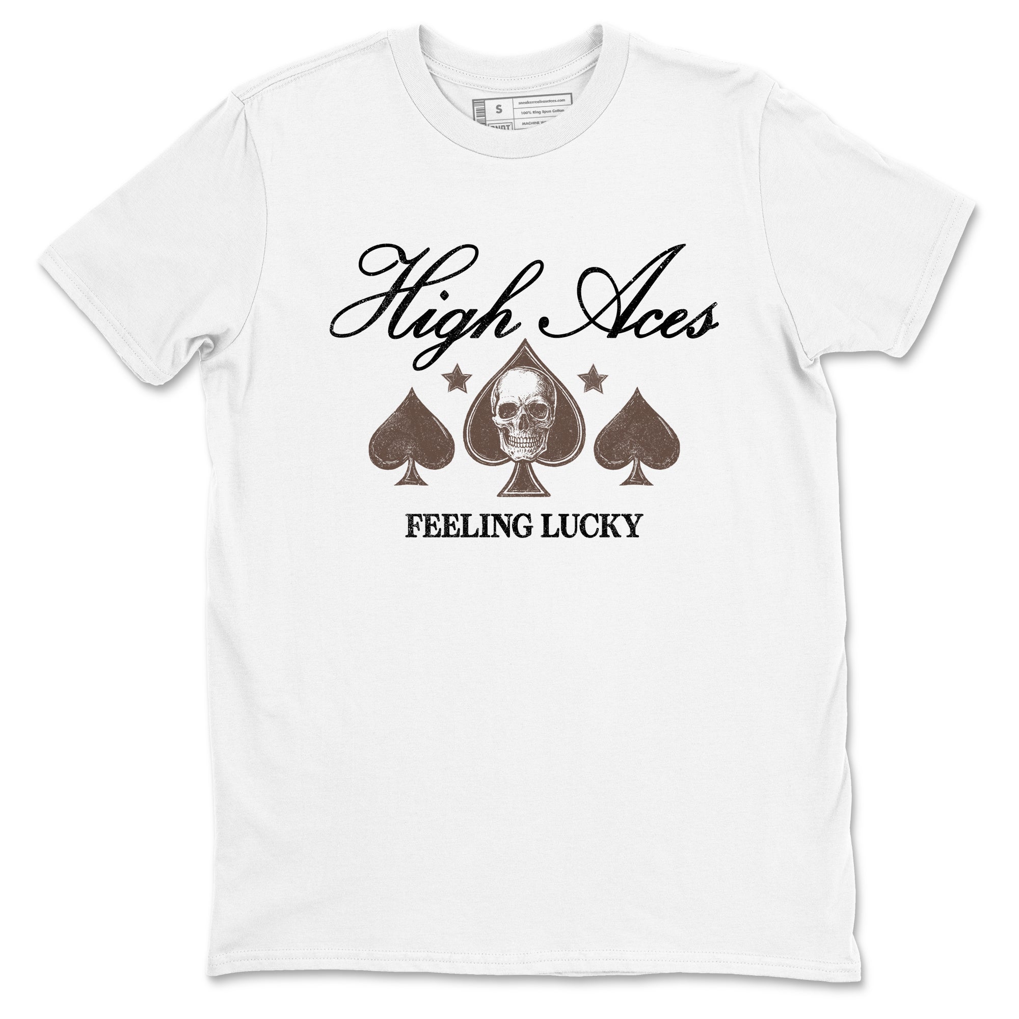 Sneaker match tees  Sneaker Tees To Match Air Jordan 4 Cave Stone Shoes  High Aces Tee White 2