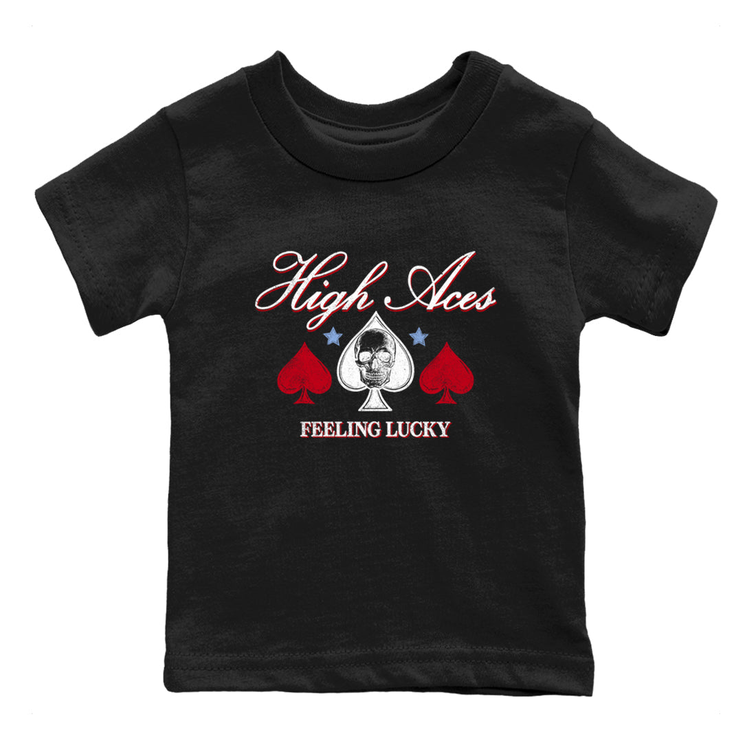 Sneaker match tees  Sneaker Tees To Match Air Jordan 5 Fire Red Shoes  High Aces Kids T-Shirt Black 2