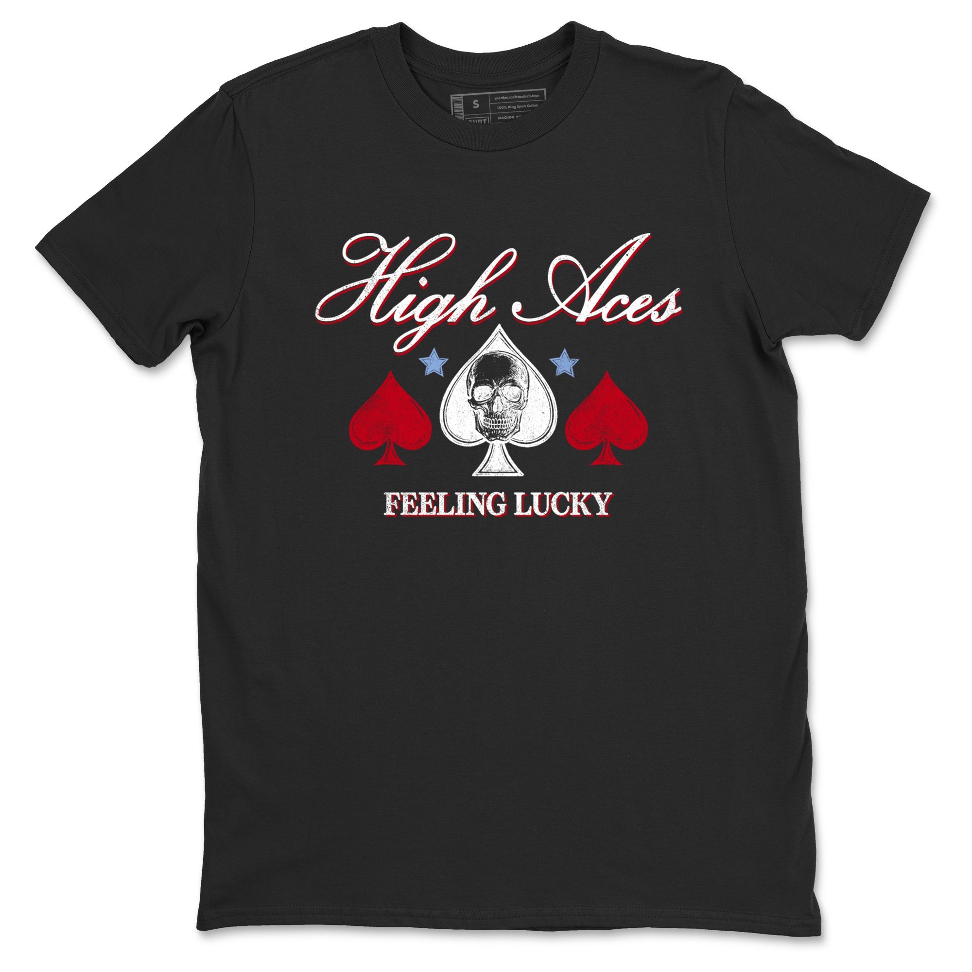 Sneaker match tees  Sneaker Tees To Match Air Jordan 5 Fire Red Shoes  High Aces Tee Black 2