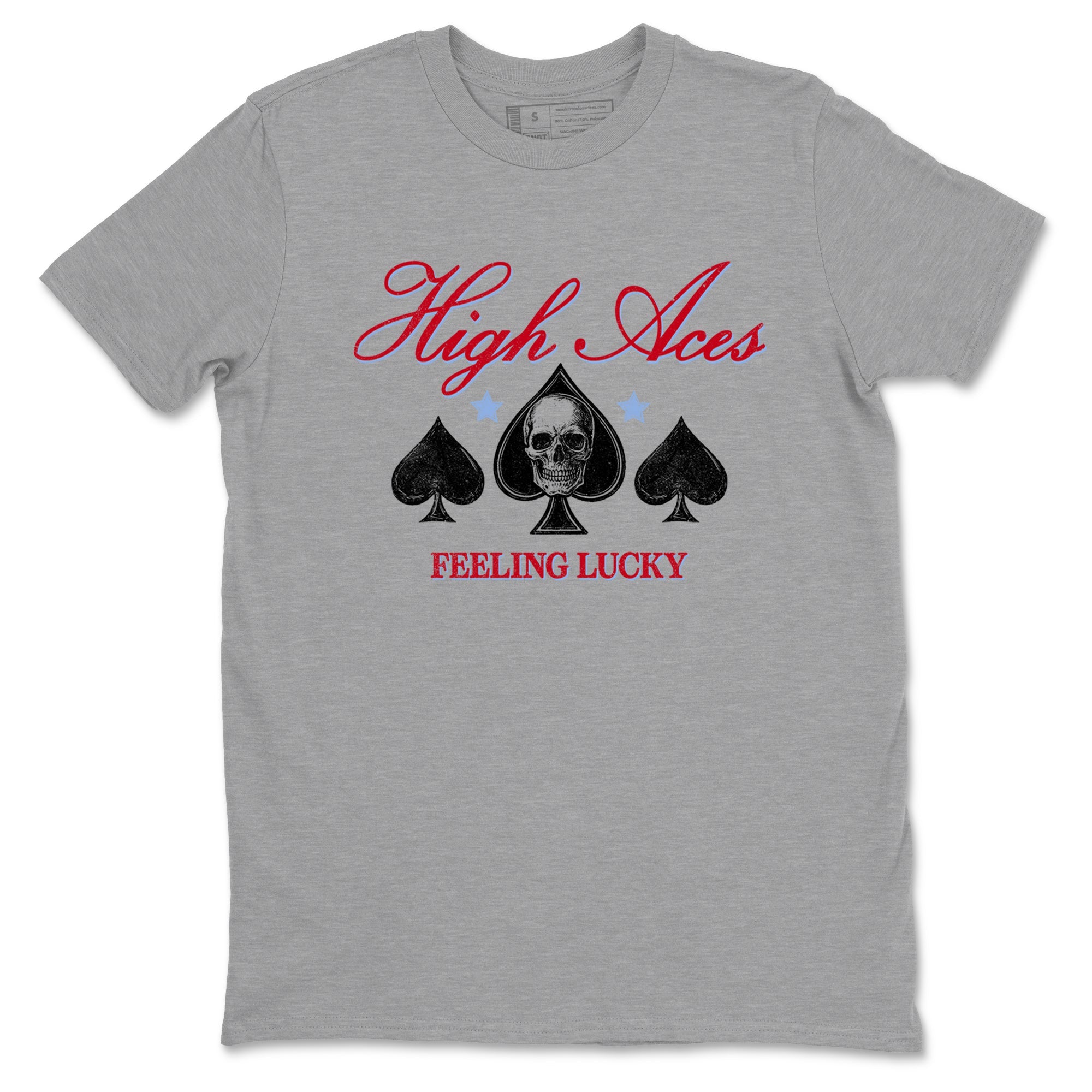 Sneaker match tees  Sneaker Tees To Match Air Jordan 5 Fire Red Shoes  High Aces Tee Heather Grey 2