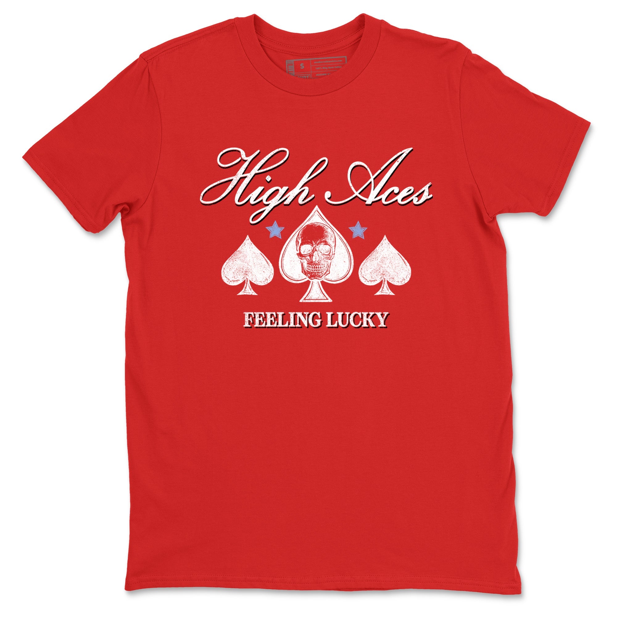 Sneaker match tees  Sneaker Tees To Match Air Jordan 5 Fire Red Shoes  High Aces Tee Red 2