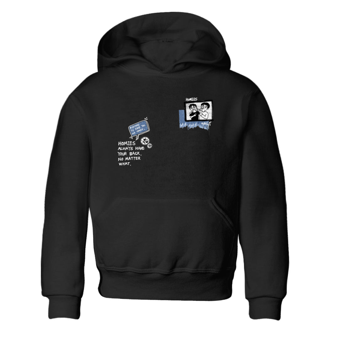 1s Denim shirts to match jordans Homies Only sneaker match tees Air Jordan 1 Denim Drip Gear Zone streetwear brand Baby and Youth Black 2 cotton tee