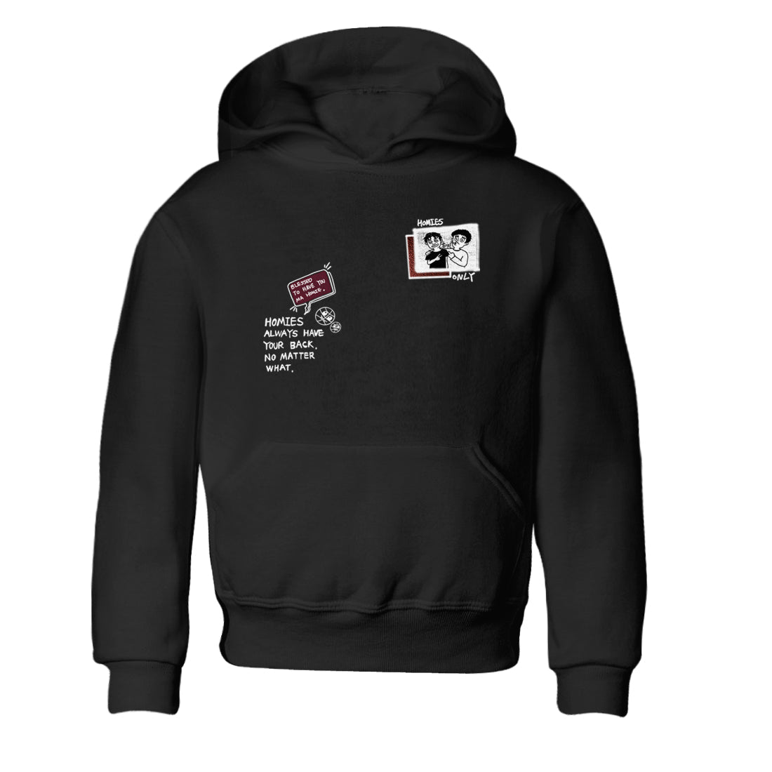 AJ1 High '85 Metallic Burgundy shirts to match jordans Homies Only sneaker match tees 1s High '85 Metallic Burgundy Drip Gear Zone streetwear brand Baby and Youth Black 2 cotton tee